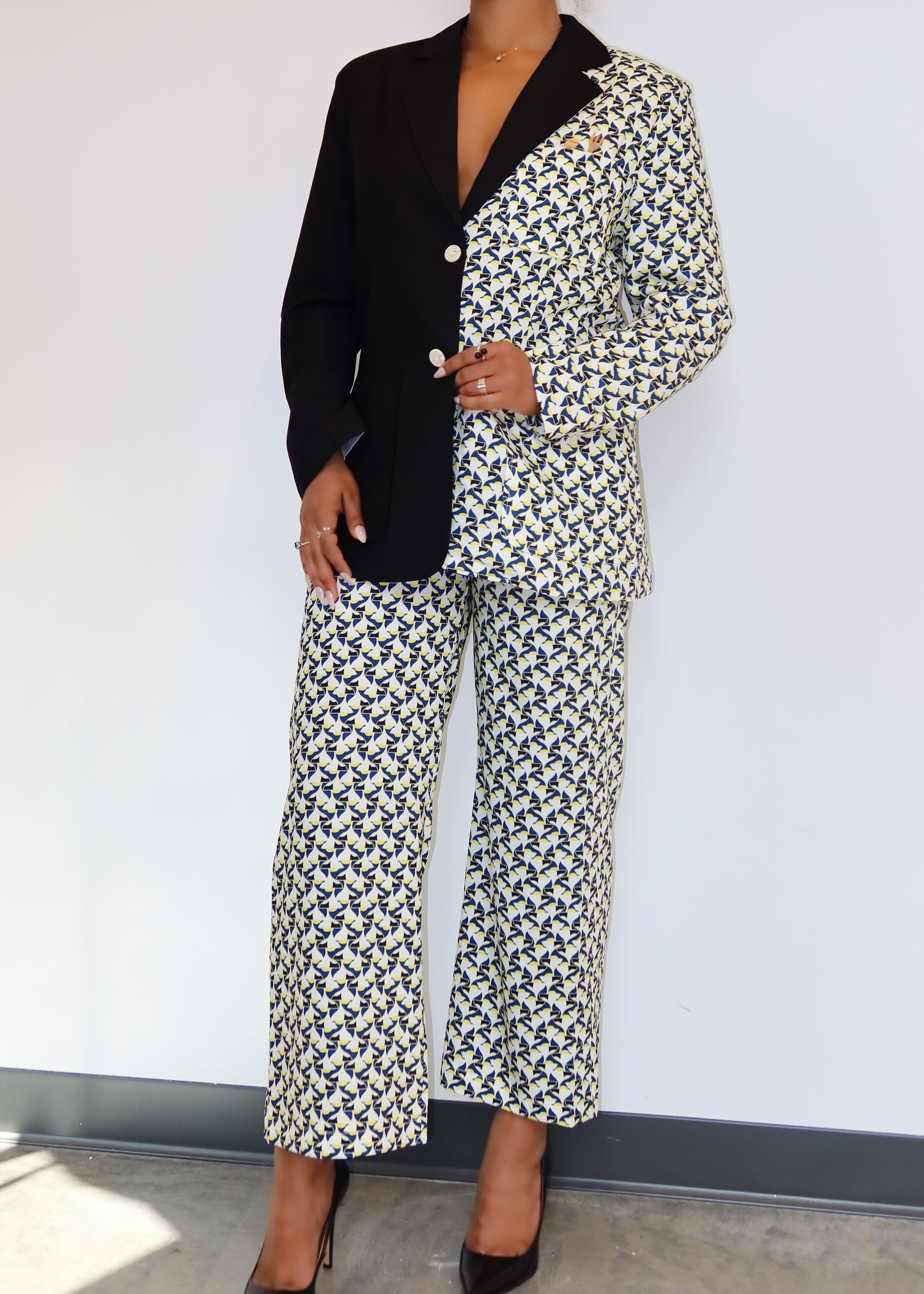 Alana Contrast Suit