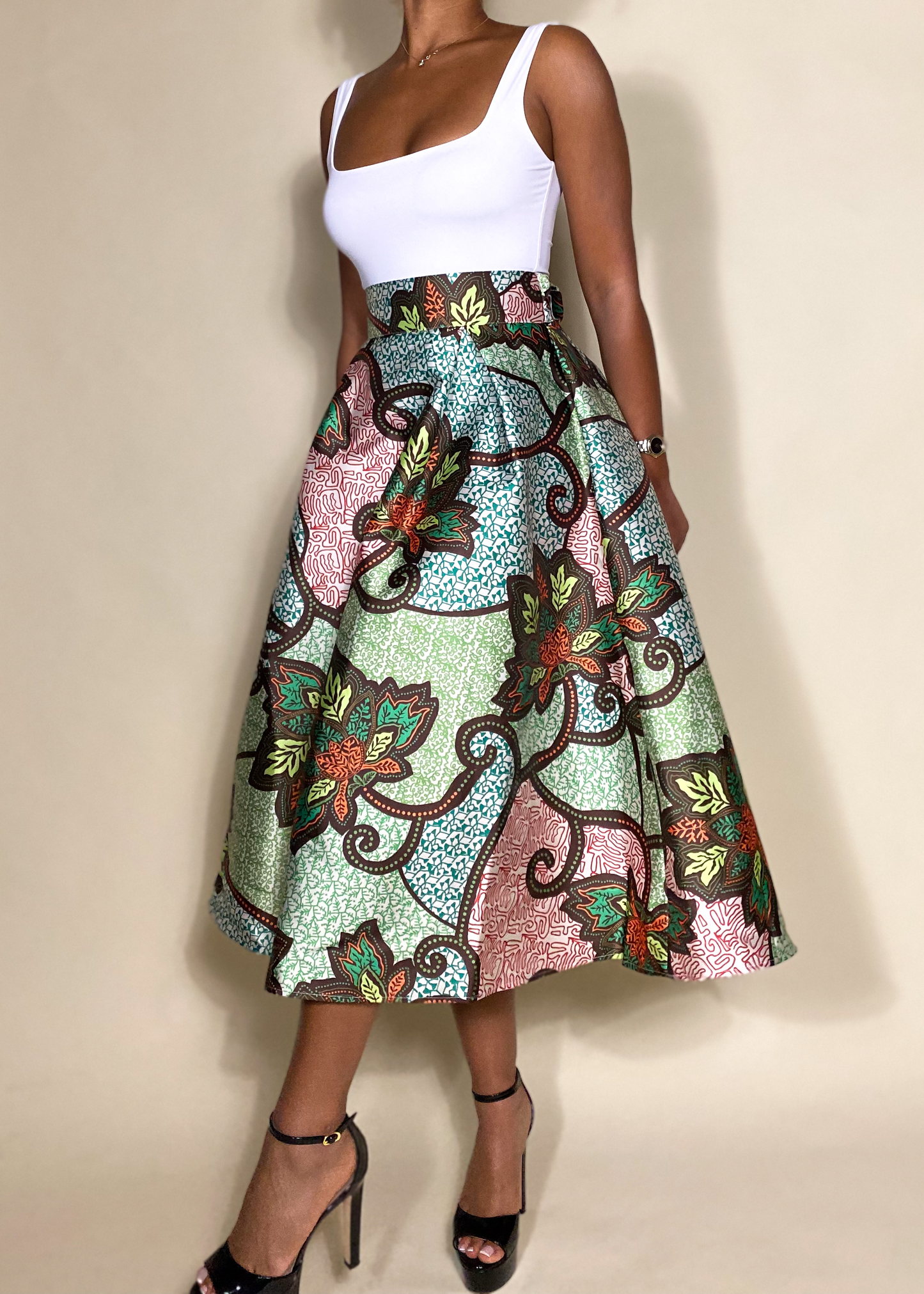 Valerie Skirt Midi Length