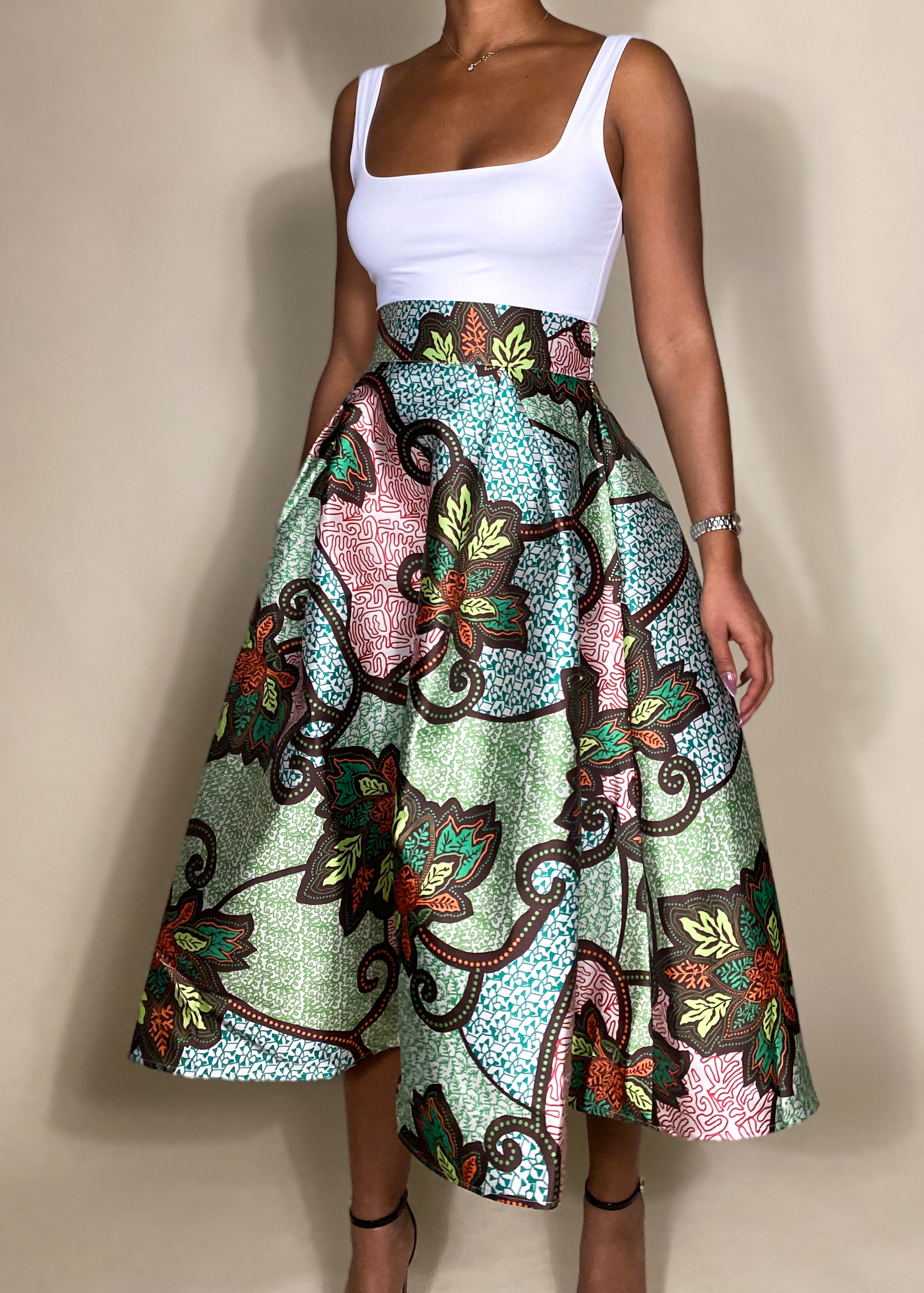 Valerie Skirt Midi Length