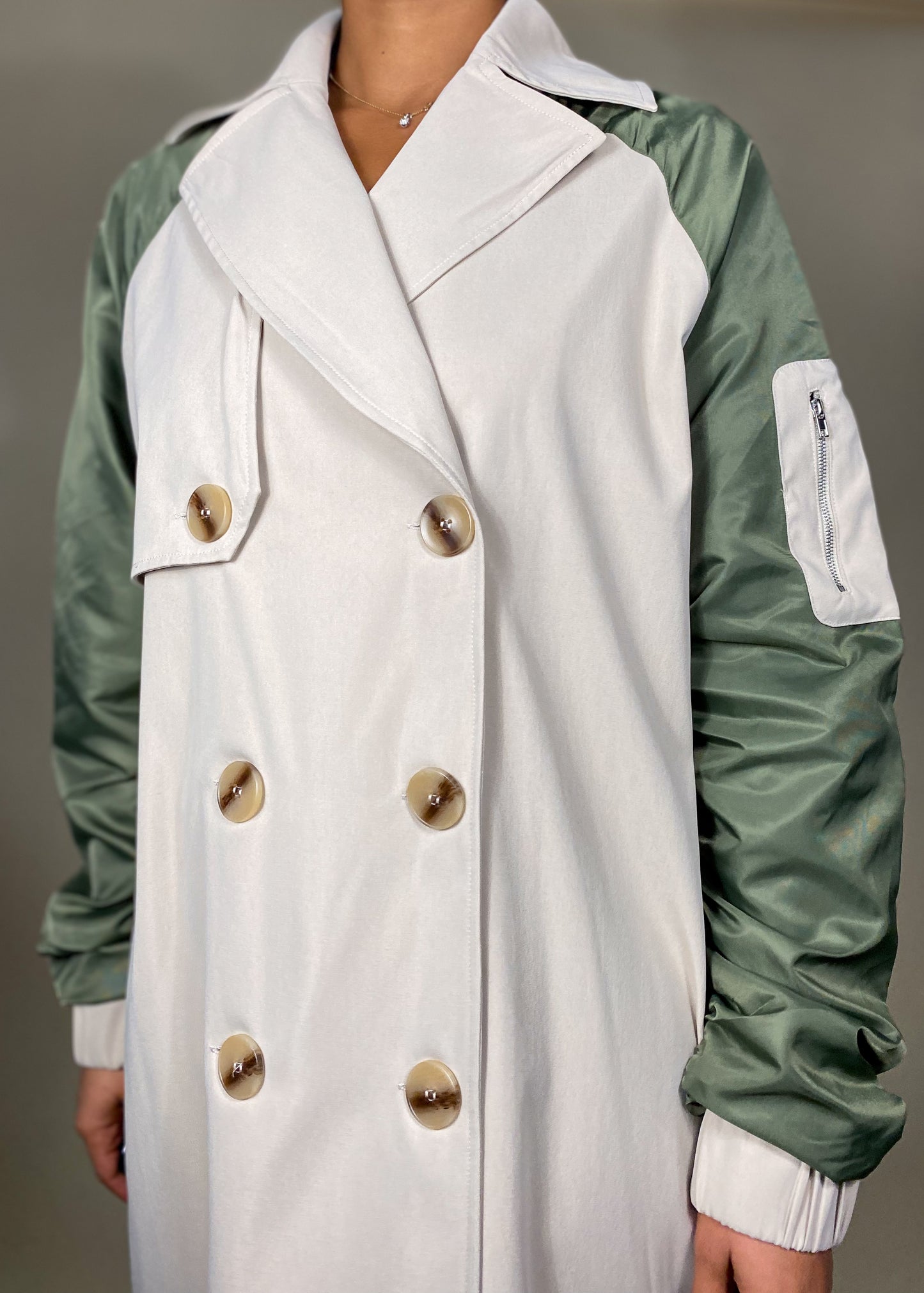 Evergreen Trench Coat