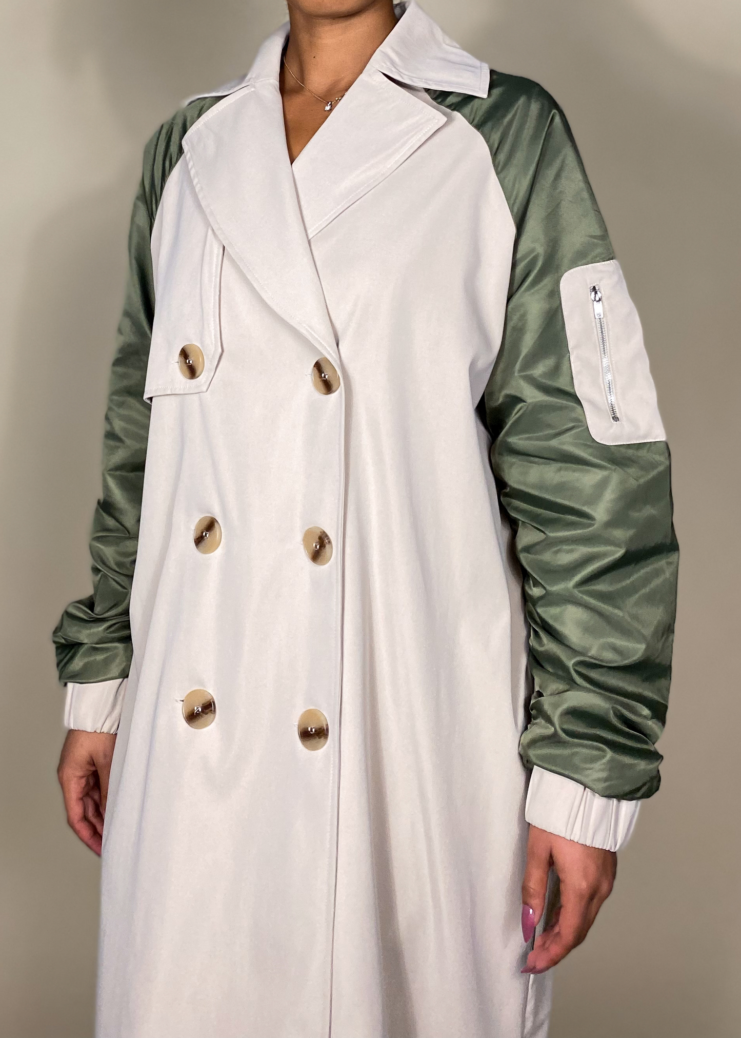 Evergreen Trench Coat