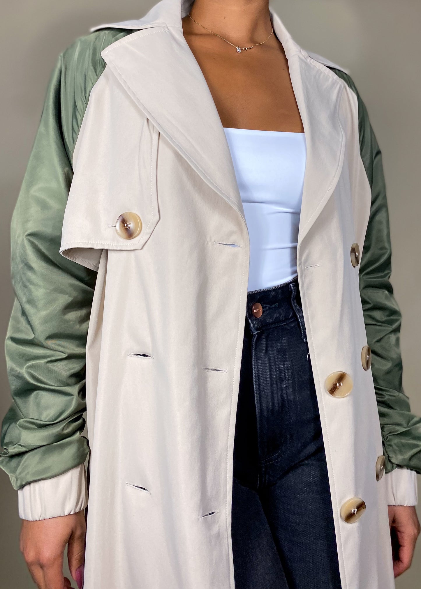 Evergreen Trench Coat