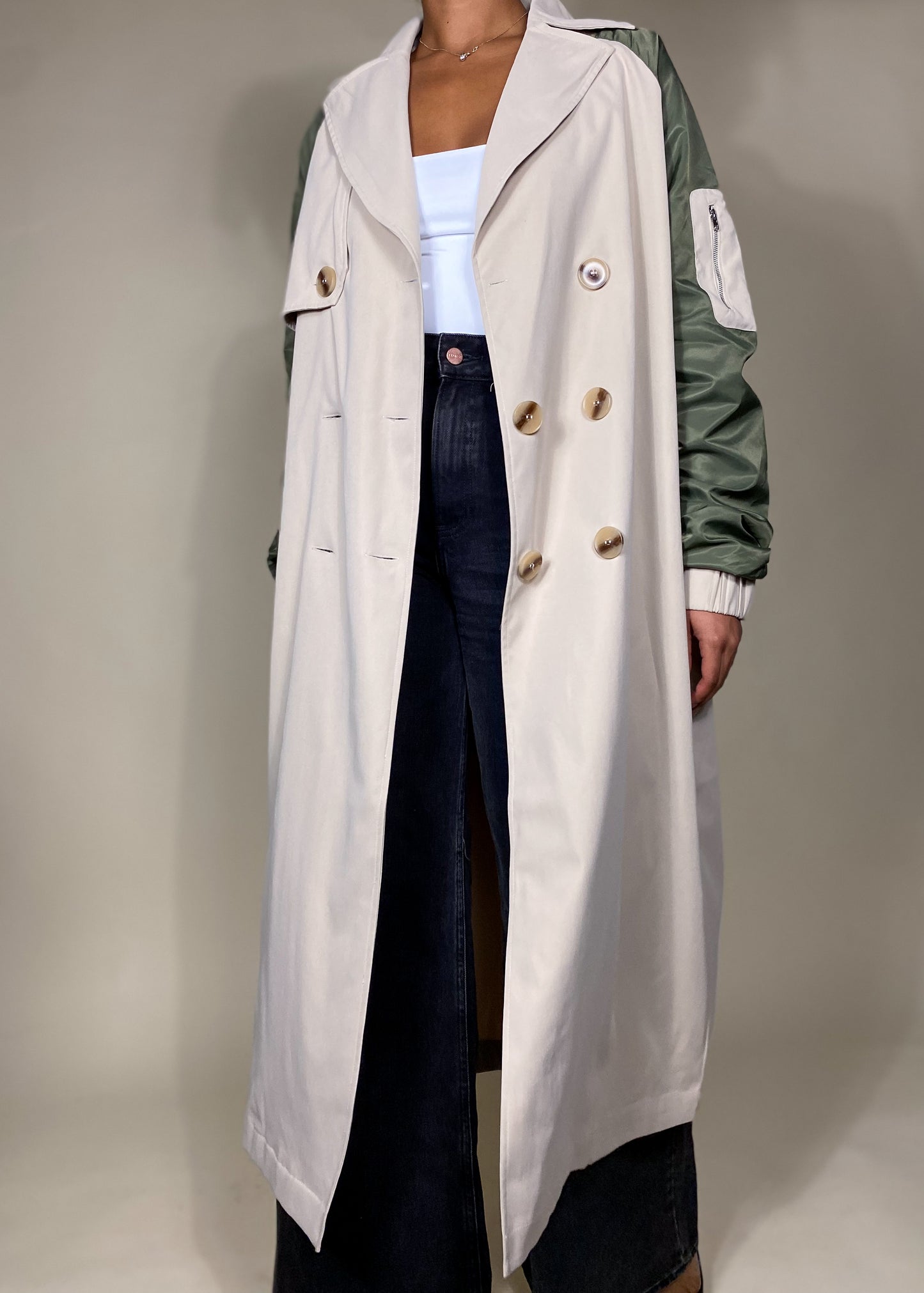 Evergreen Trench Coat