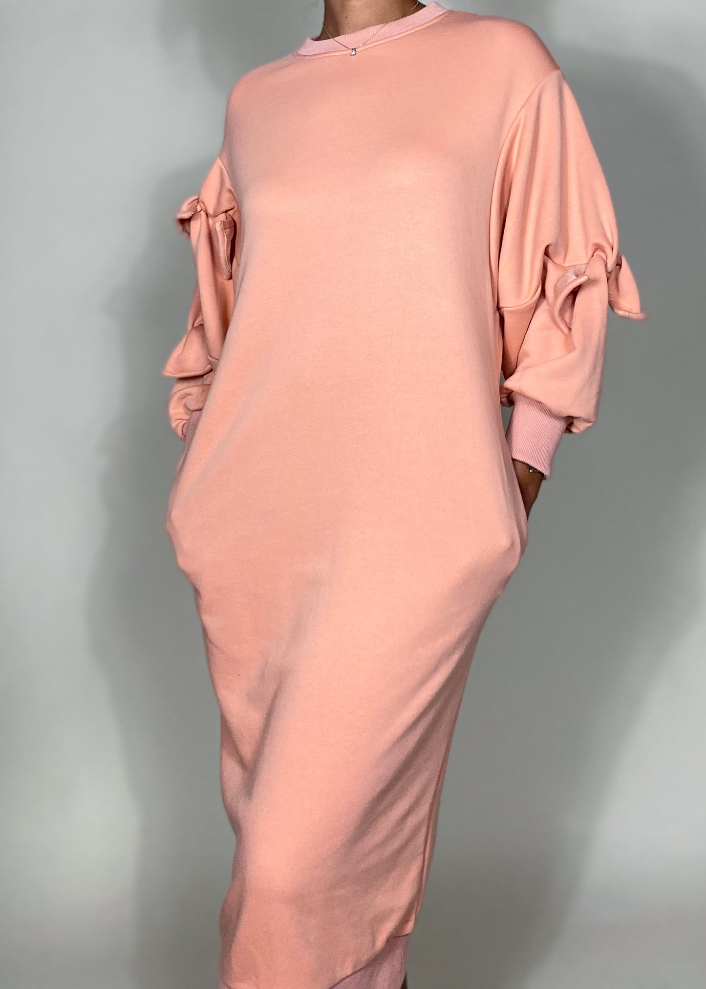 Peach T-Shirt Dress