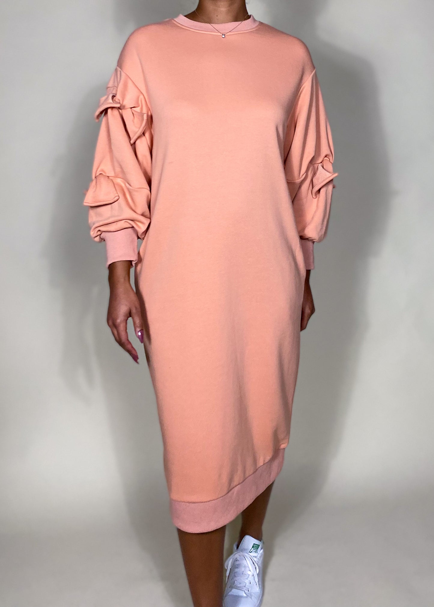 Peach T-Shirt Dress