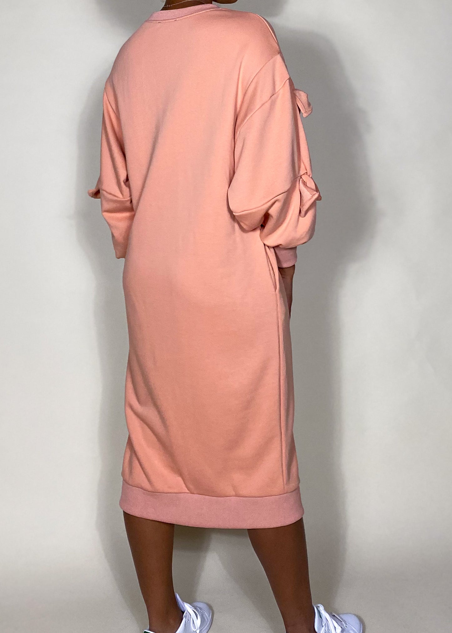 Peach T-Shirt Dress