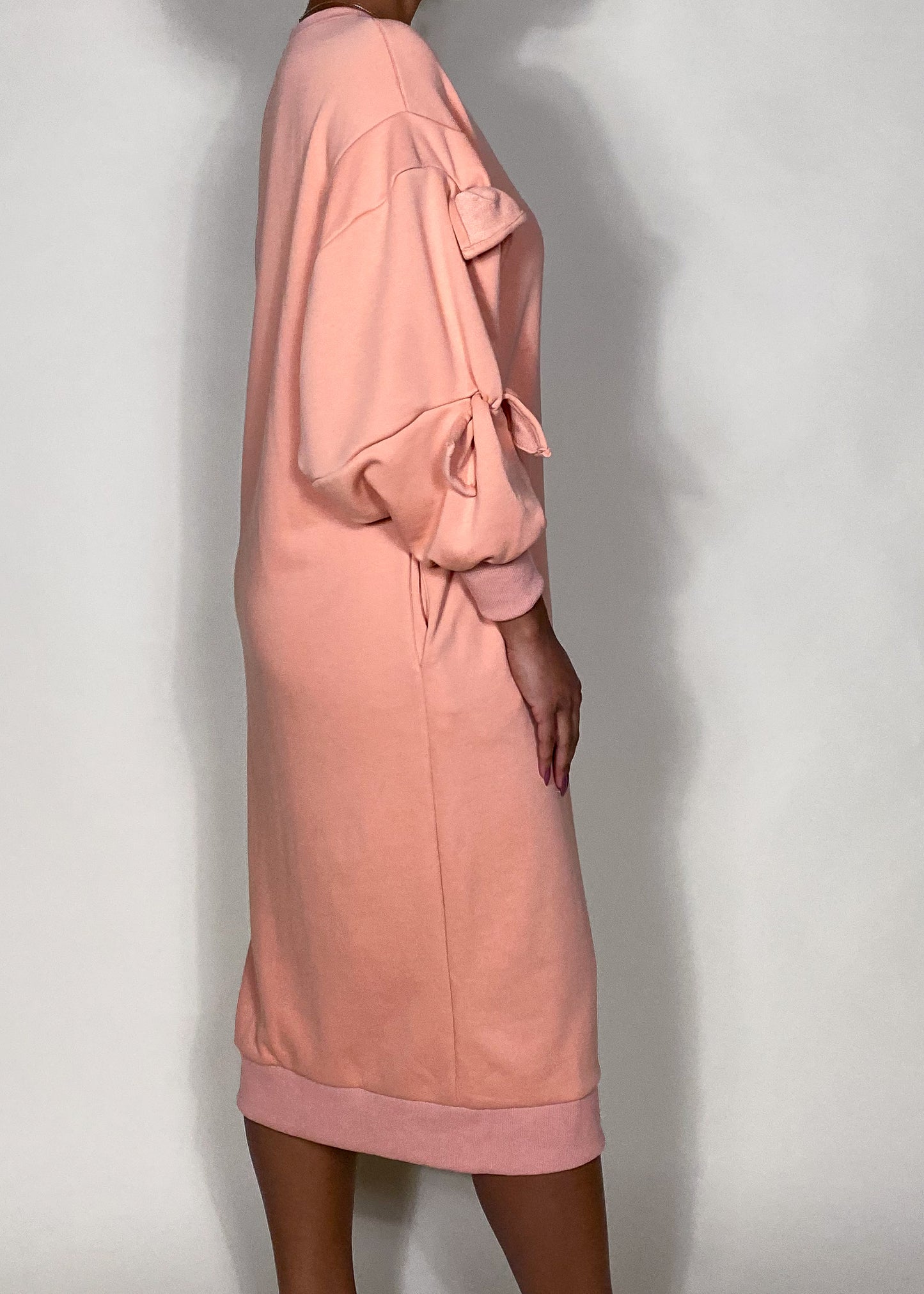 Peach T-Shirt Dress