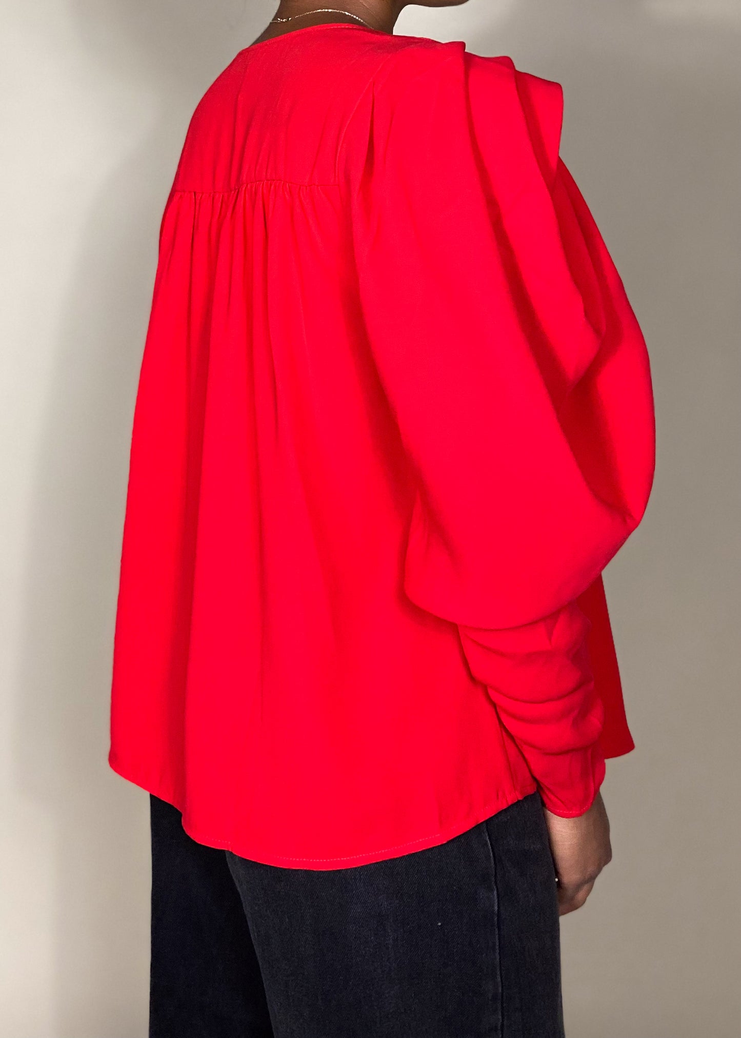 Carnation Red Blouse