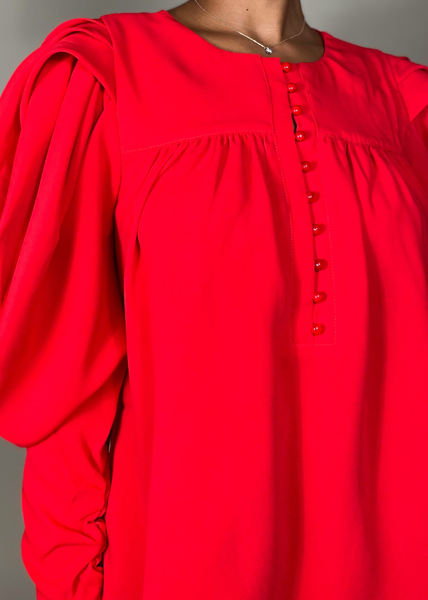 Carnation Red Blouse