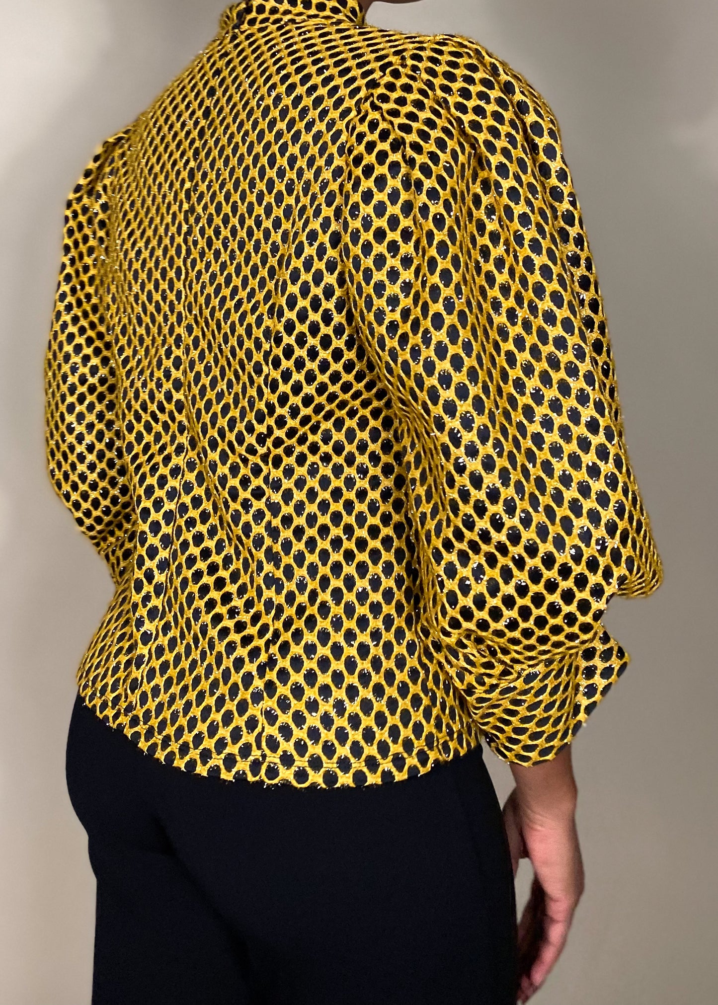 Beehive Polka Dot Blouse