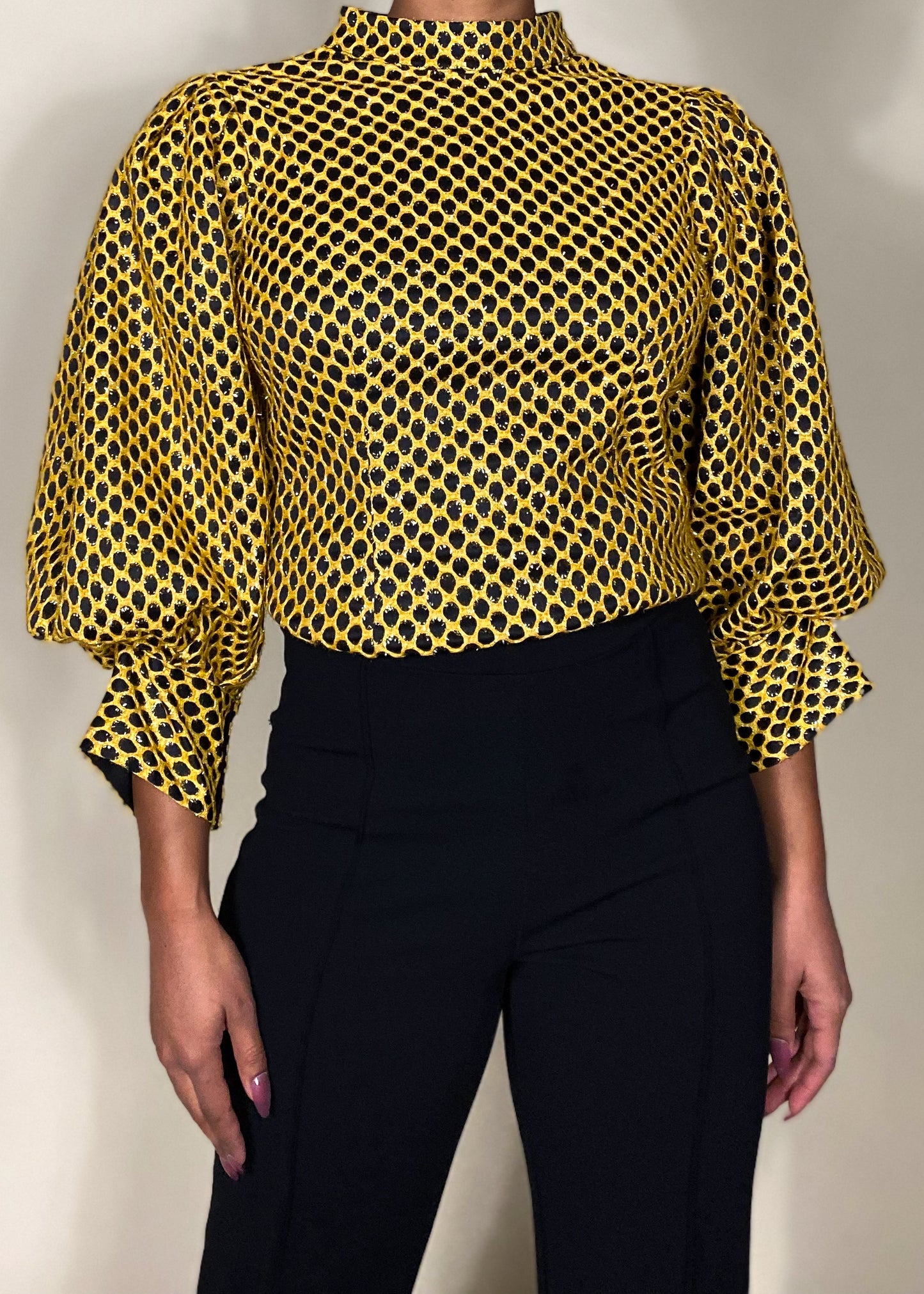 Beehive Polka Dot Blouse