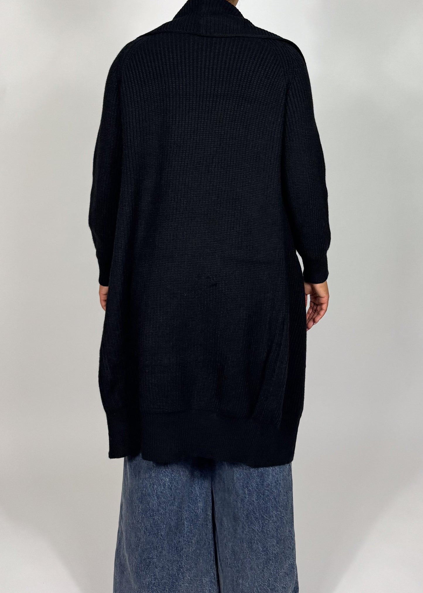 Black Knit Cardigan