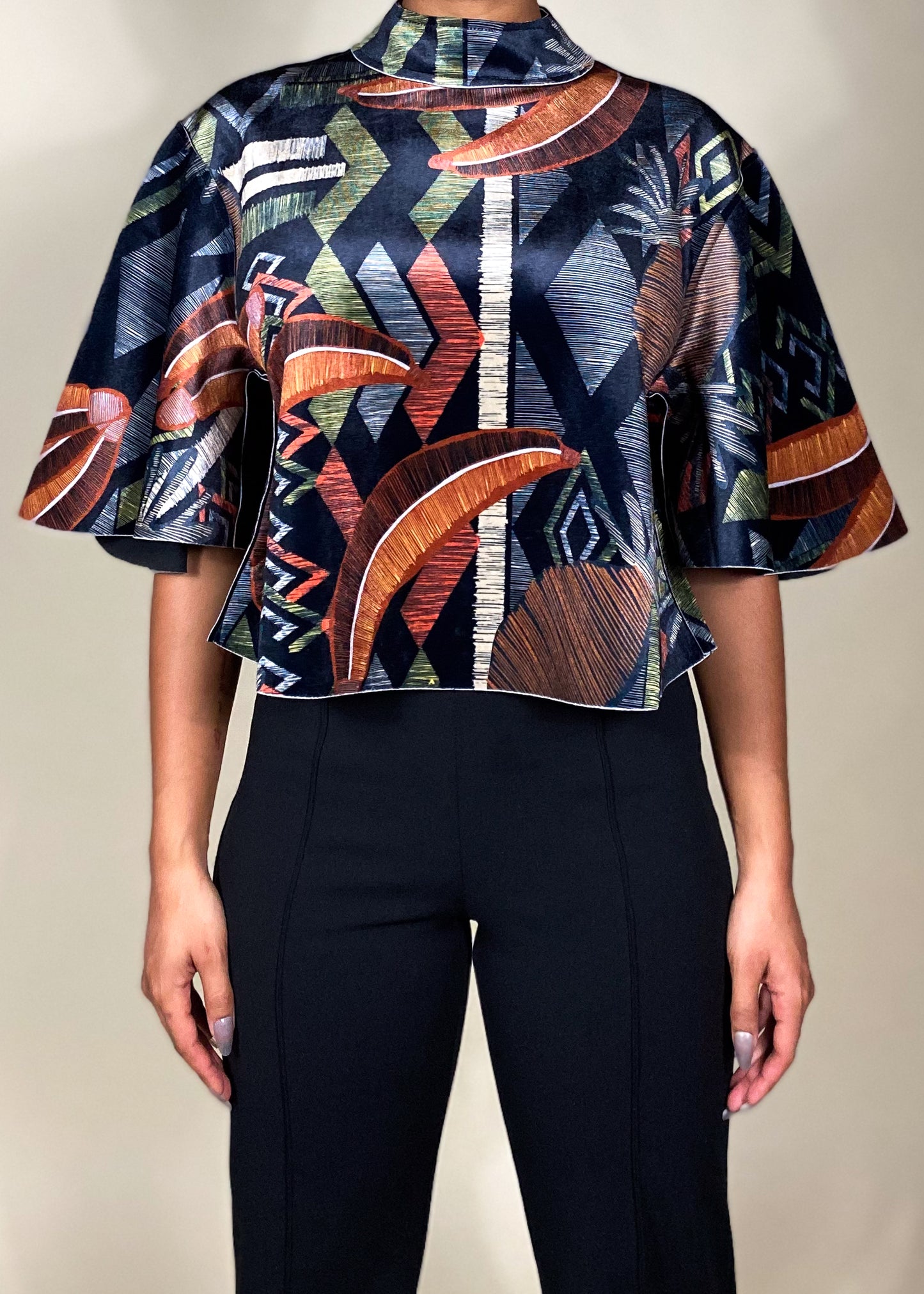 Cara Velvet Crop+