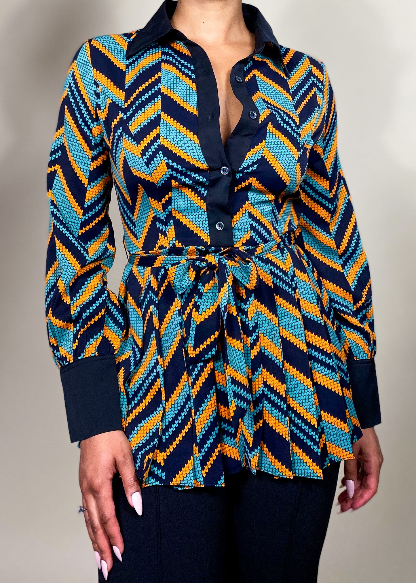 Chelsea Chevron Blouse