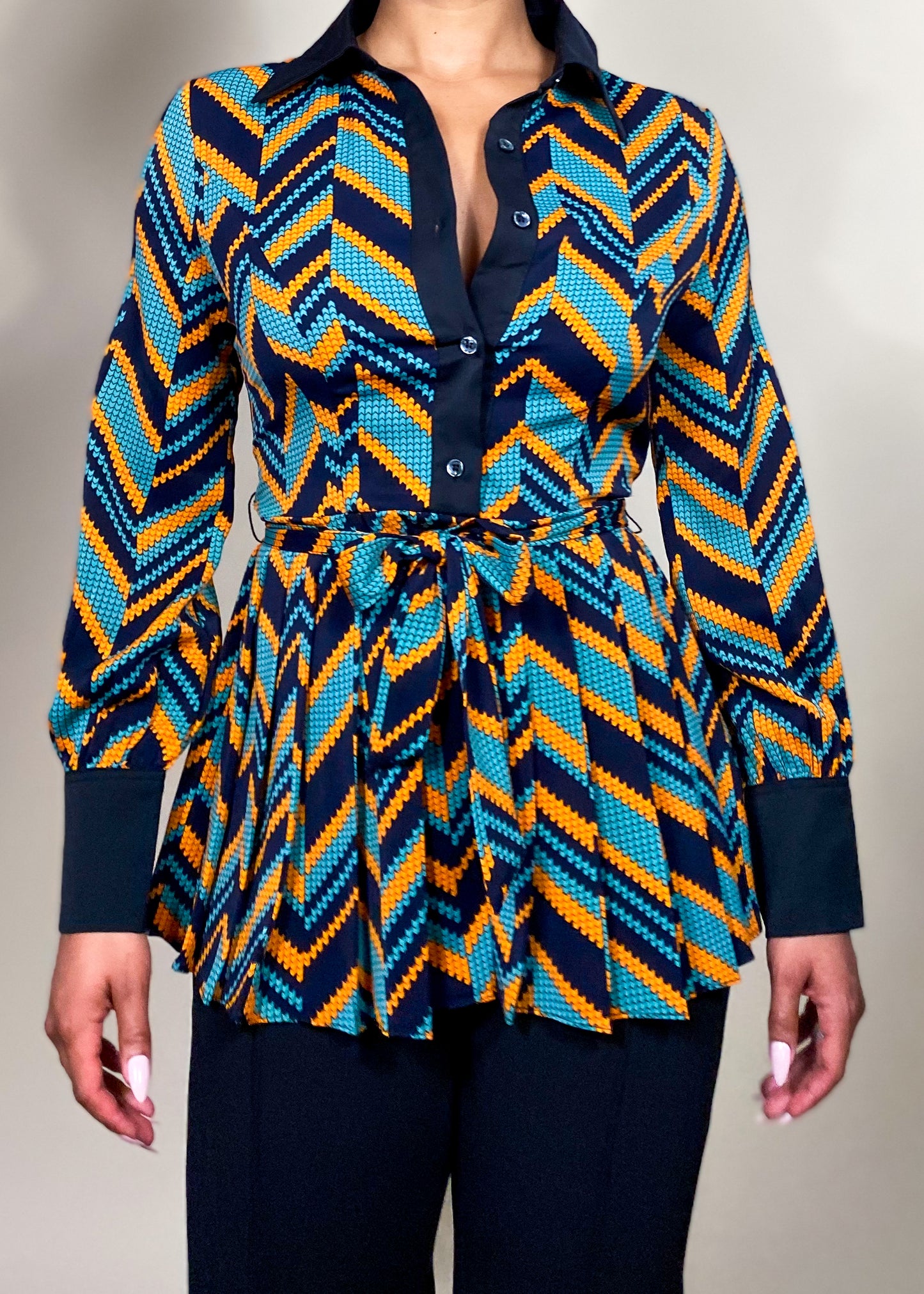 Chelsea Chevron Blouse