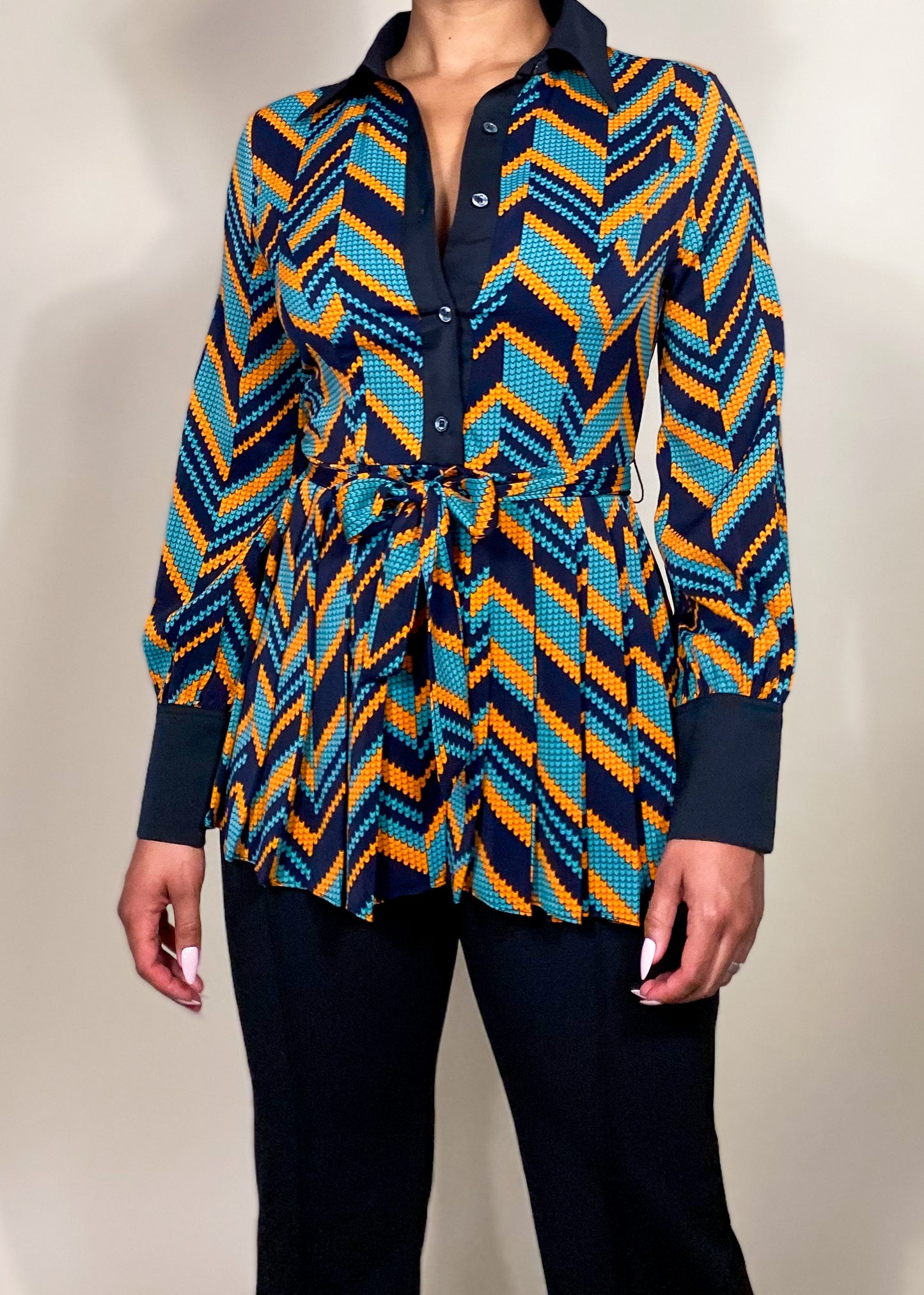 Chelsea Chevron Blouse