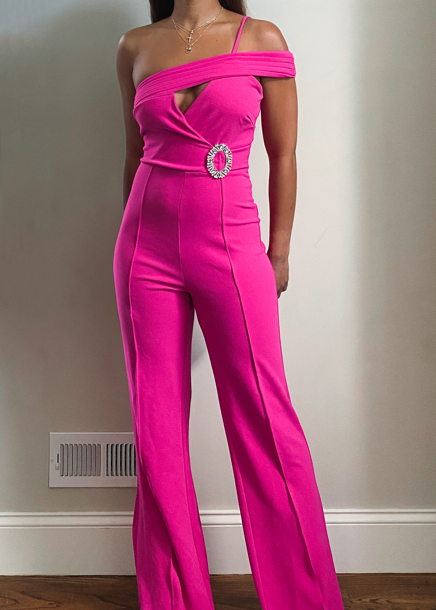 Jasmine Pink Jumpsuit