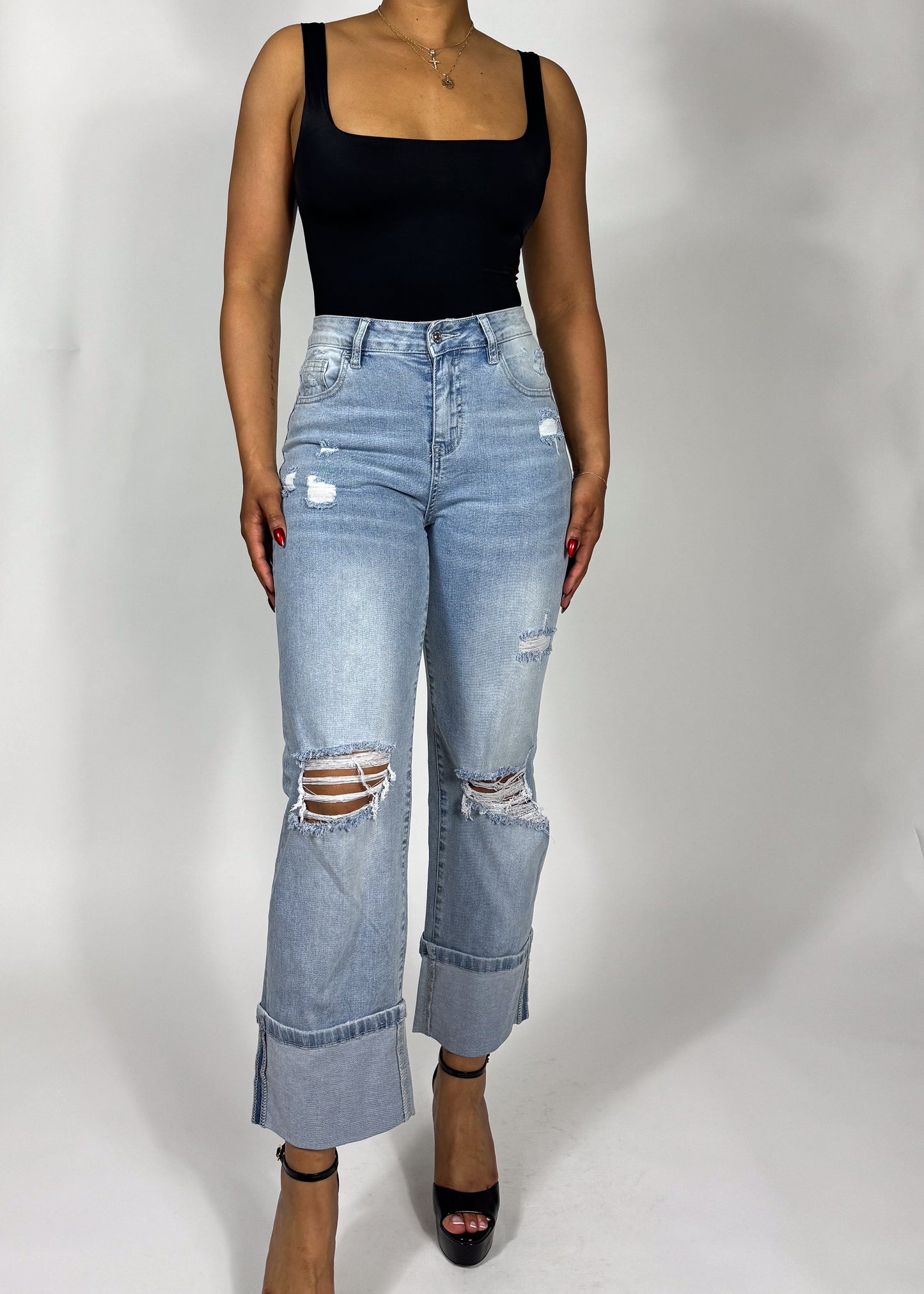 Kaye Cuffed Jeans
