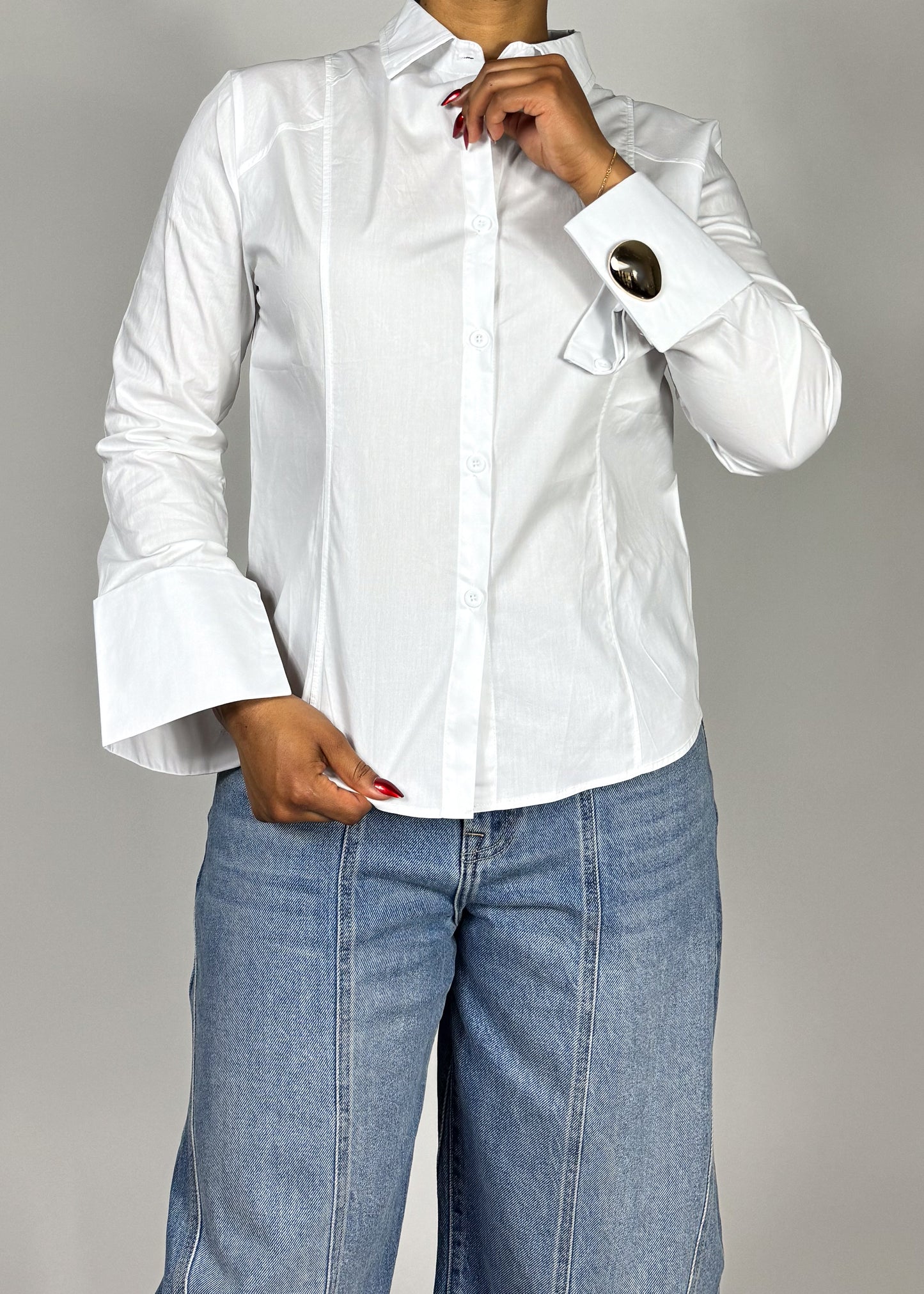 Chloe Button Down Blouse +