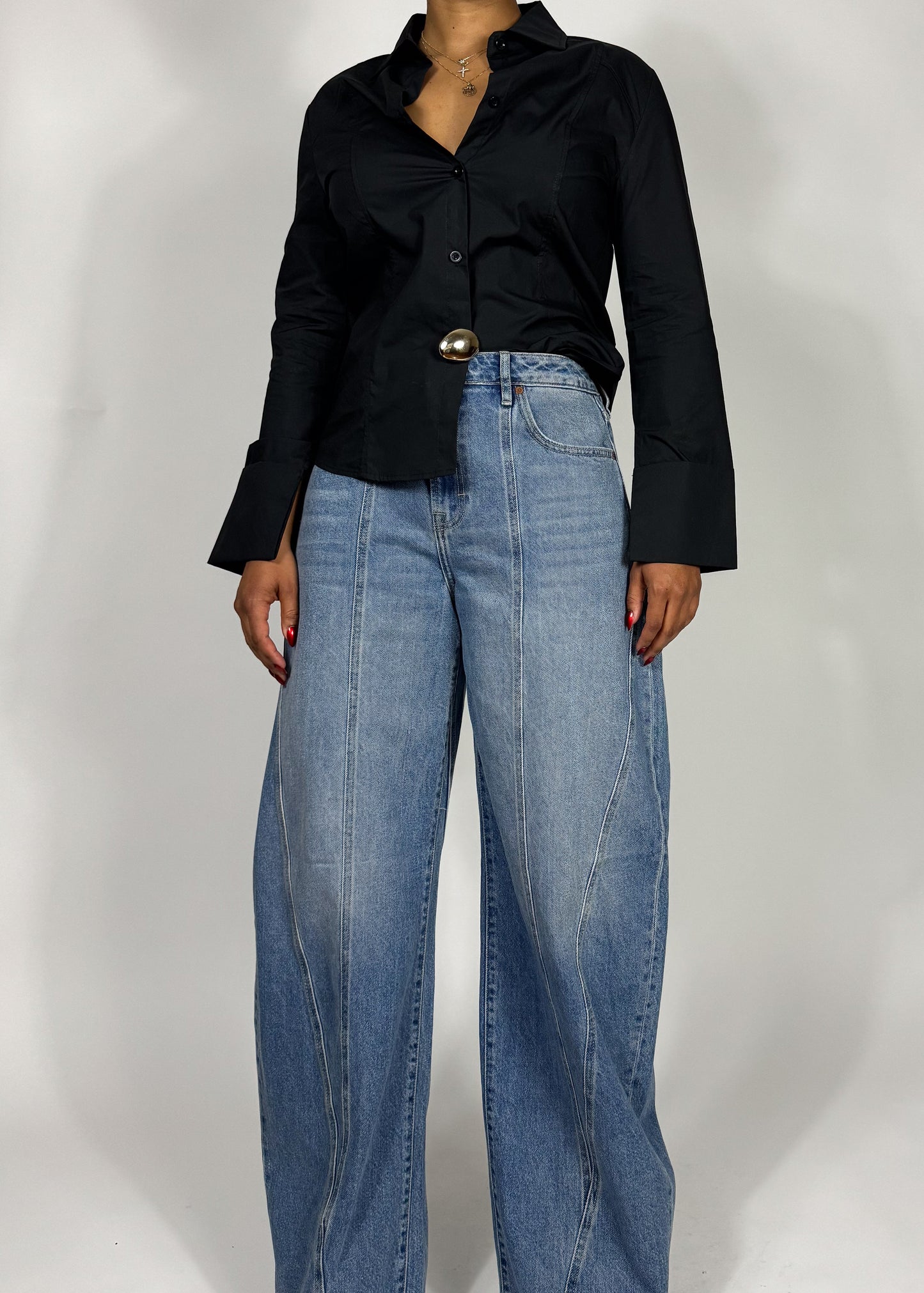 Chloe Button Down Blouse +