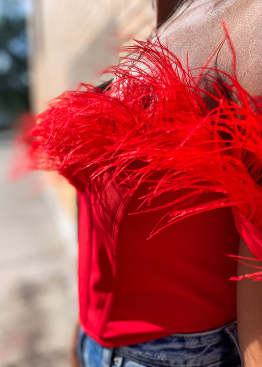 Scarlet Feather Bustier