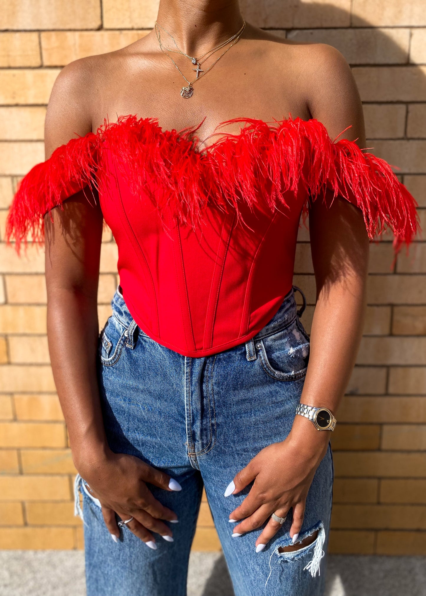 Scarlet Feather Bustier