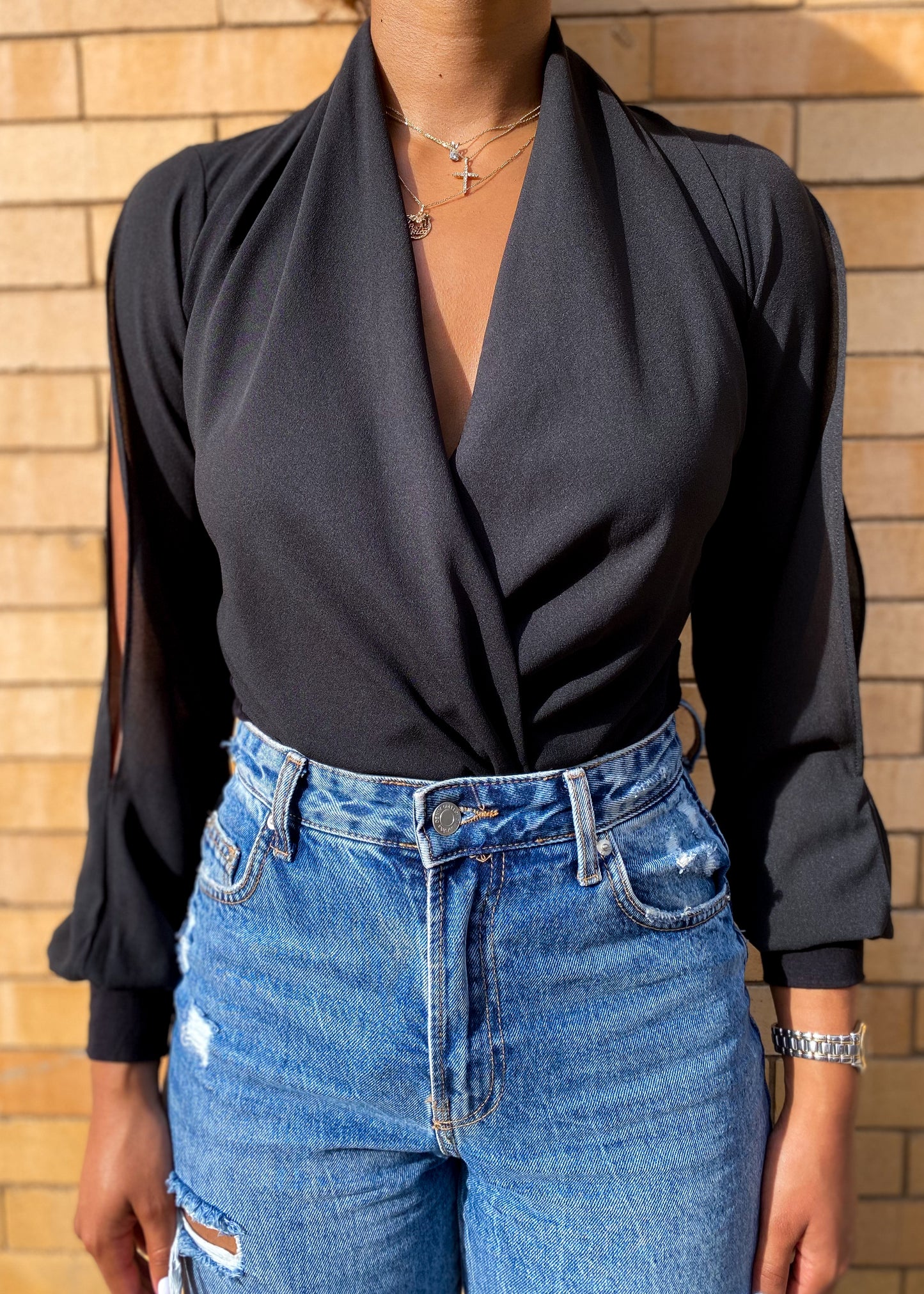 Stella V-Neck Bodysuit +