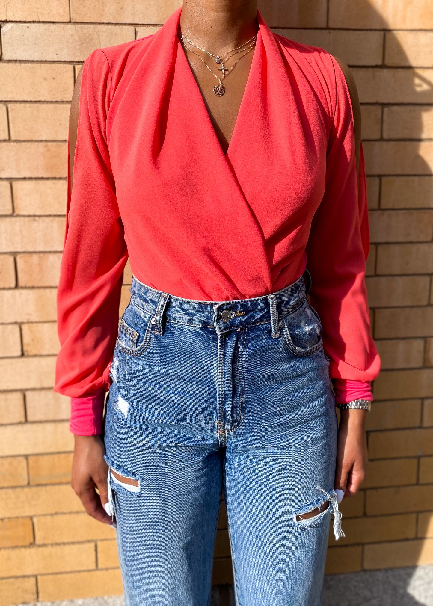 Stella V-Neck Bodysuit +