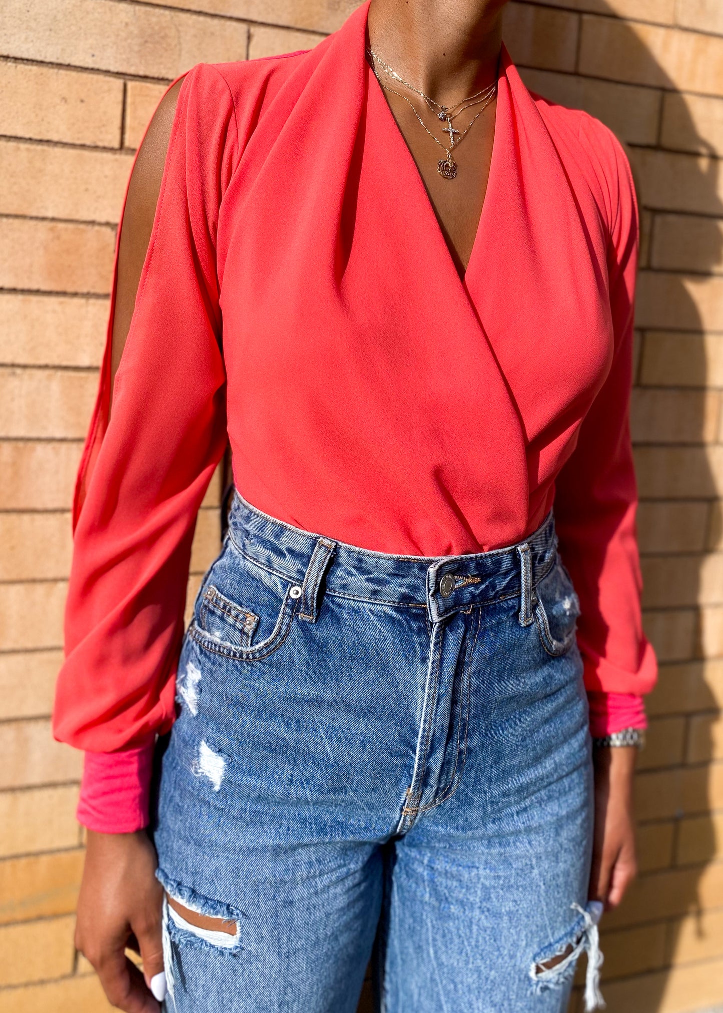 Stella V-Neck Bodysuit +