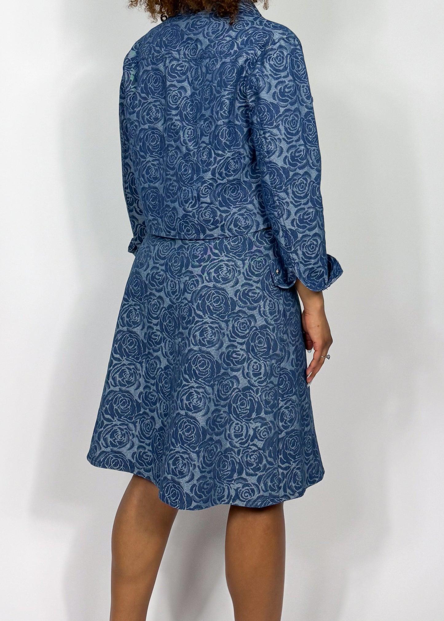Rosebud Denim Skirt