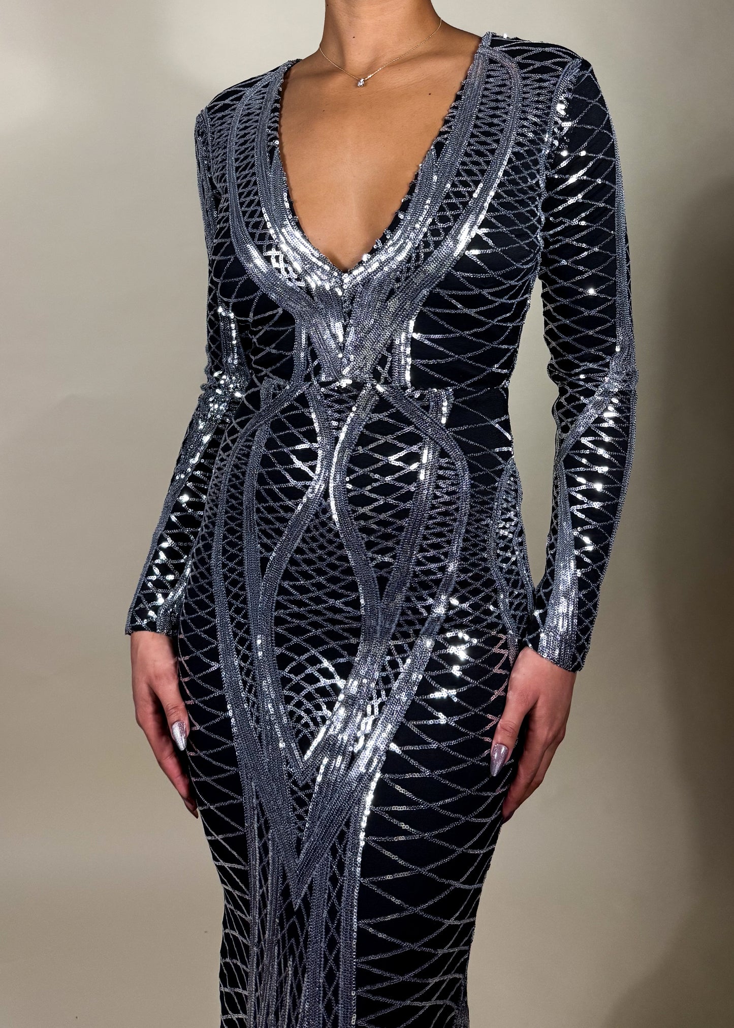 Evelyn Long Sleeve Gown