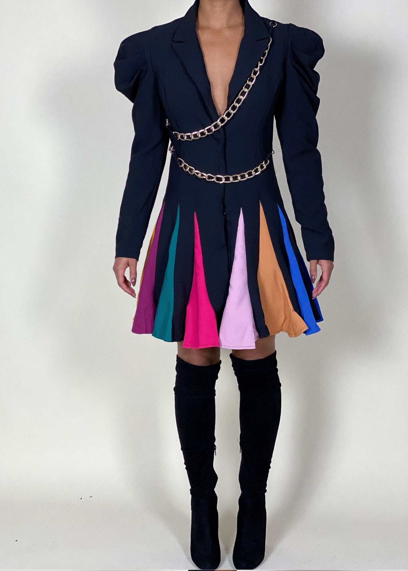Chain Flag Dress
