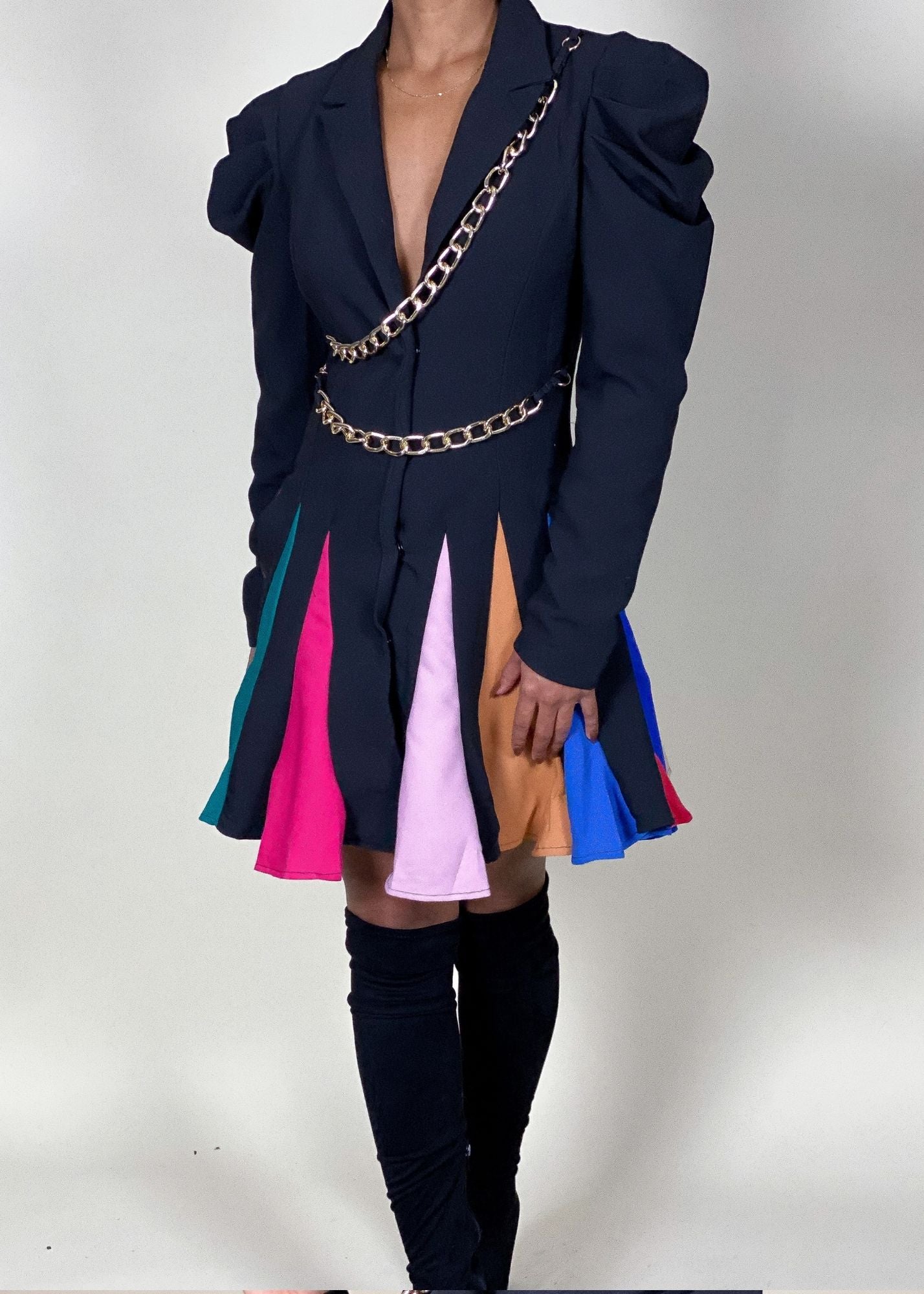 Chain Flag Dress