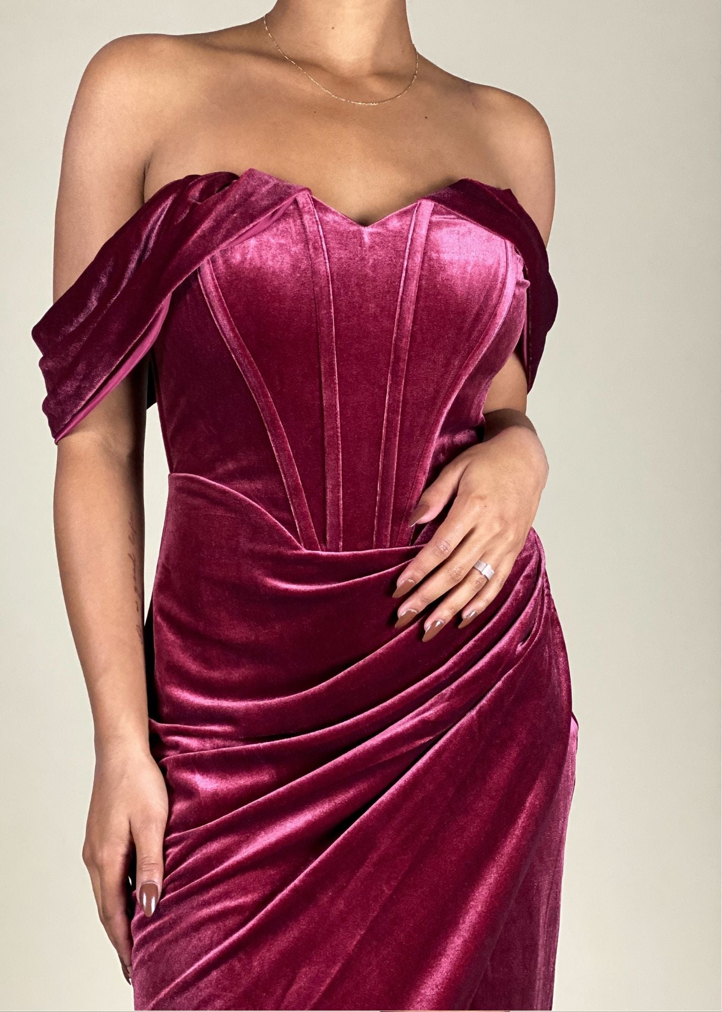 Winter Velvet Dress