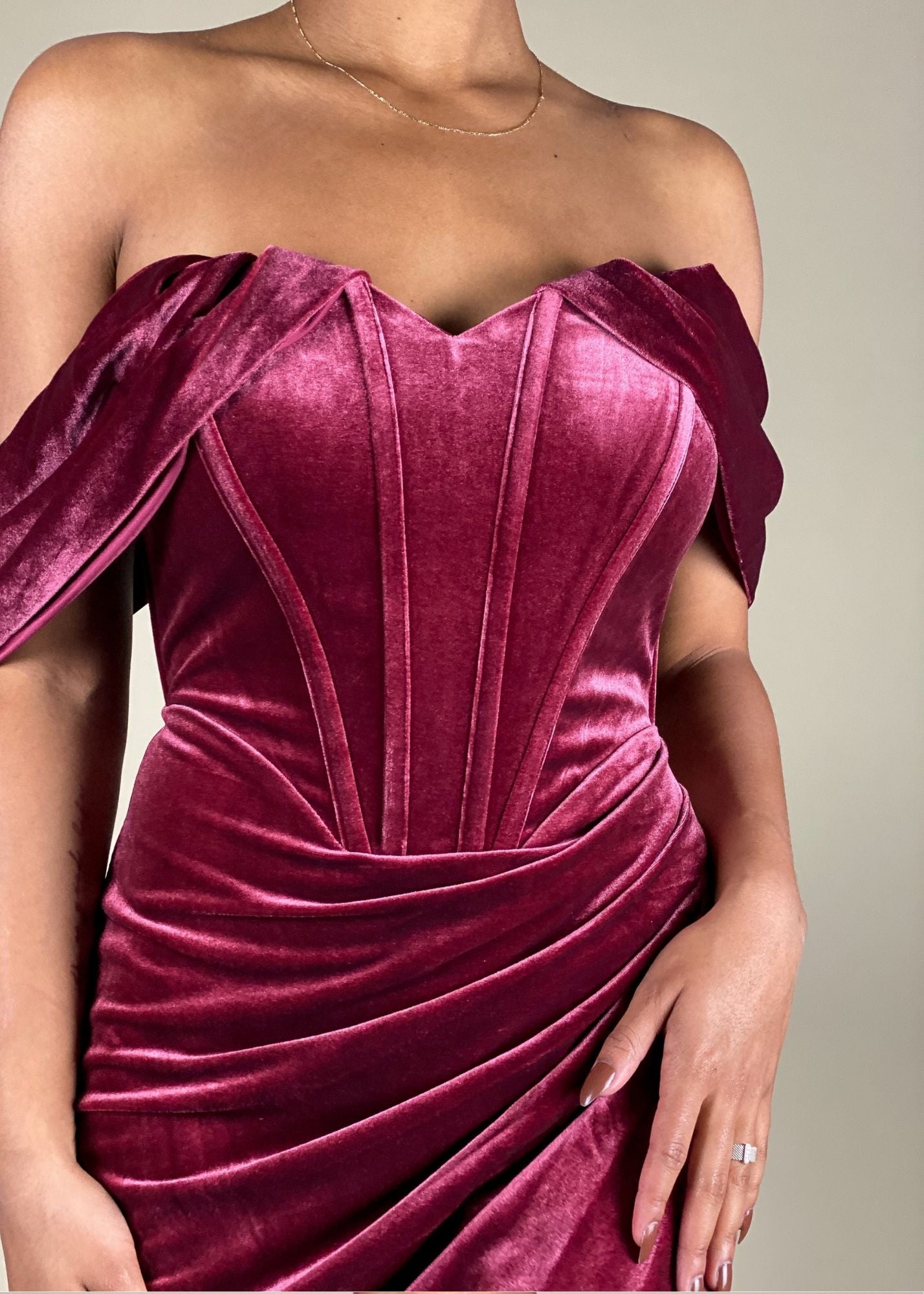 Winter Velvet Dress
