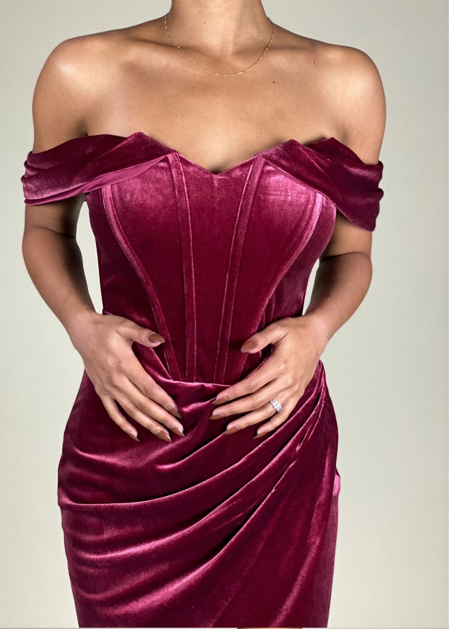 Winter Velvet Dress