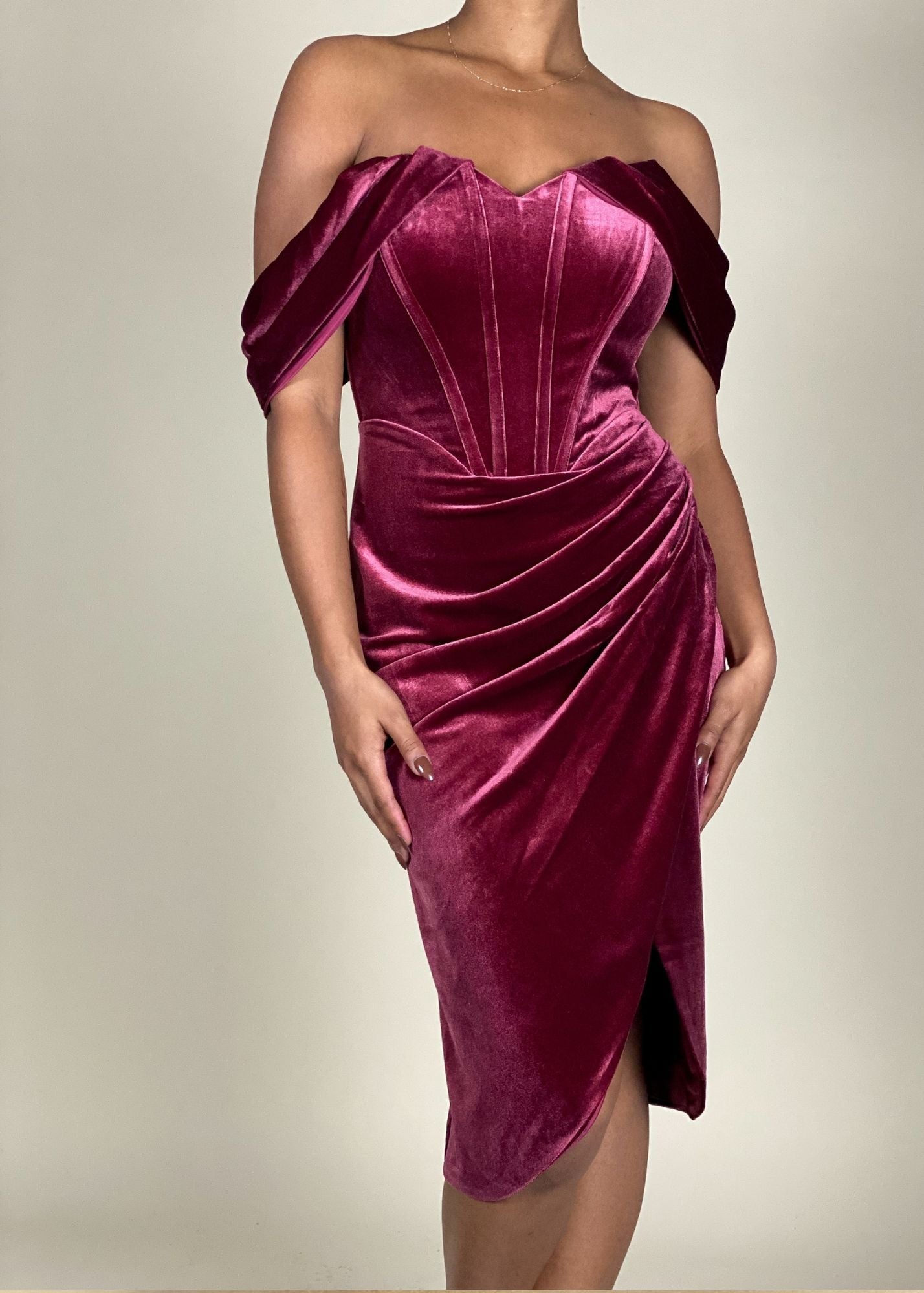Winter Velvet Dress
