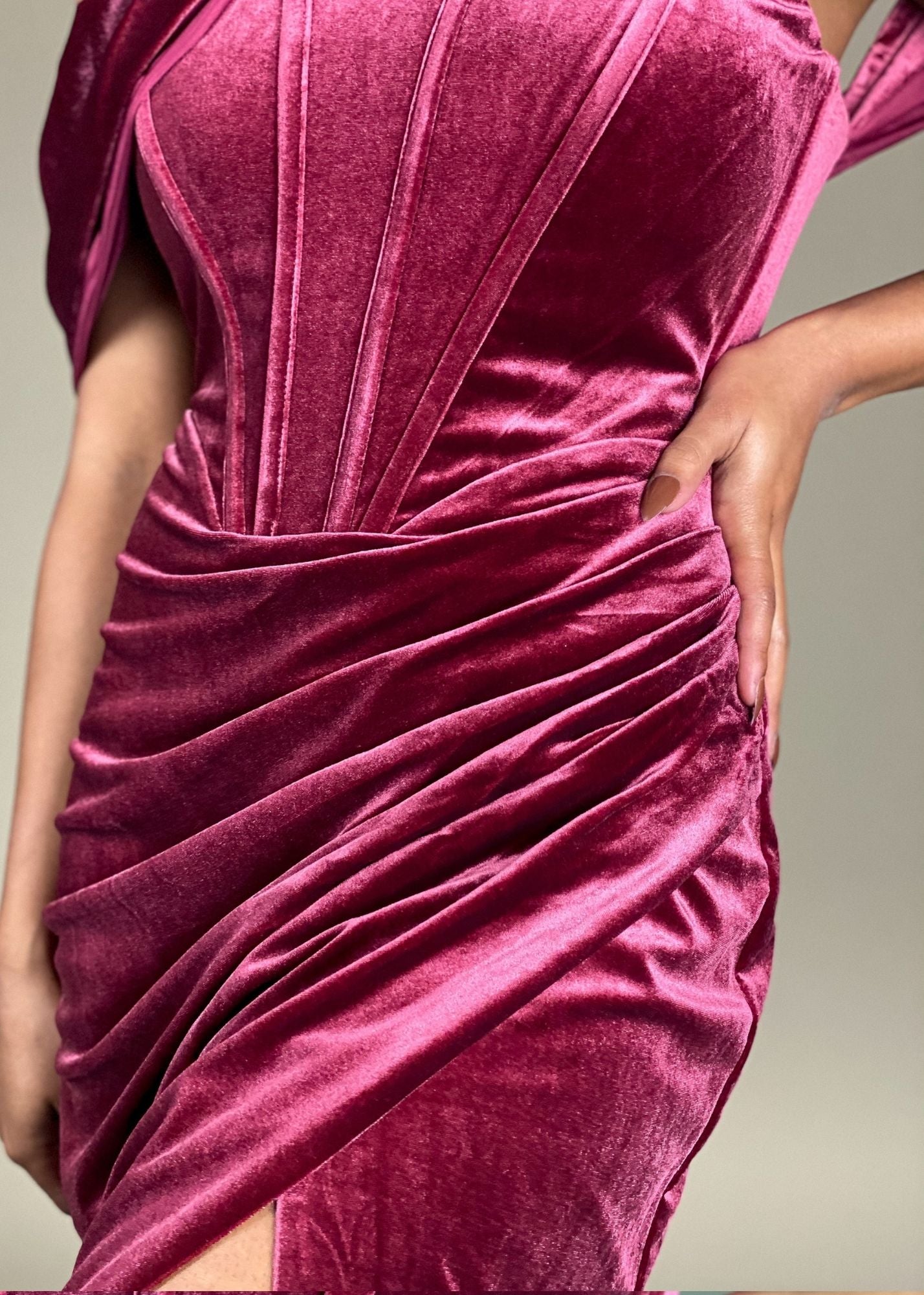 Winter Velvet Dress