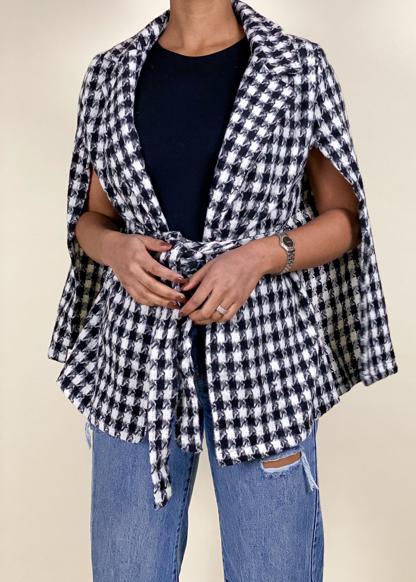 Houndstooth Cape