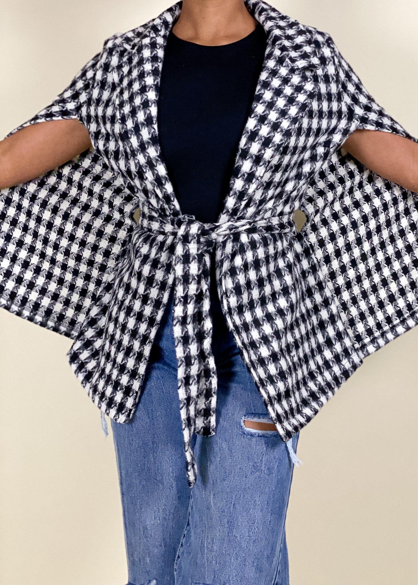 Houndstooth Cape