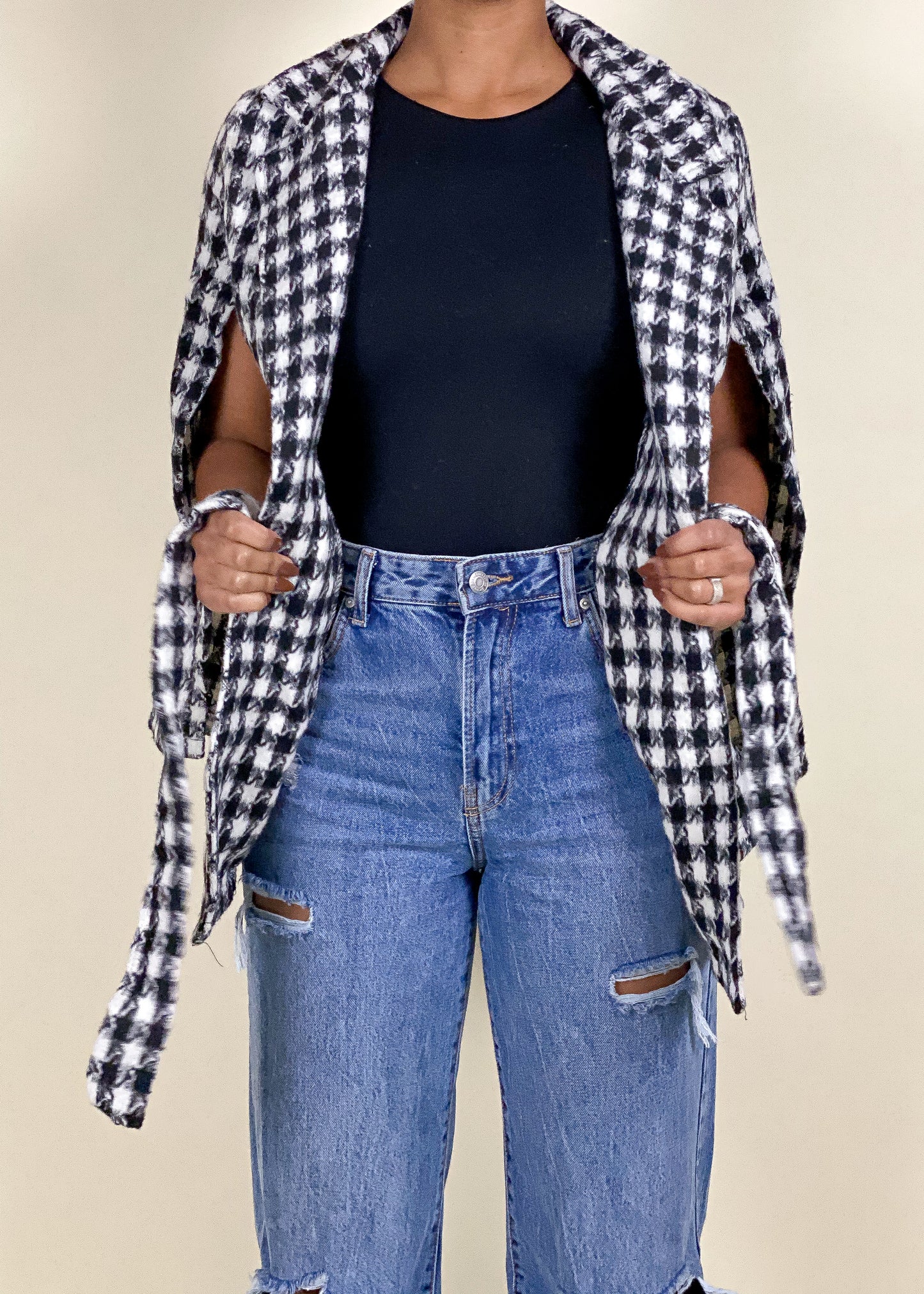 Houndstooth Cape