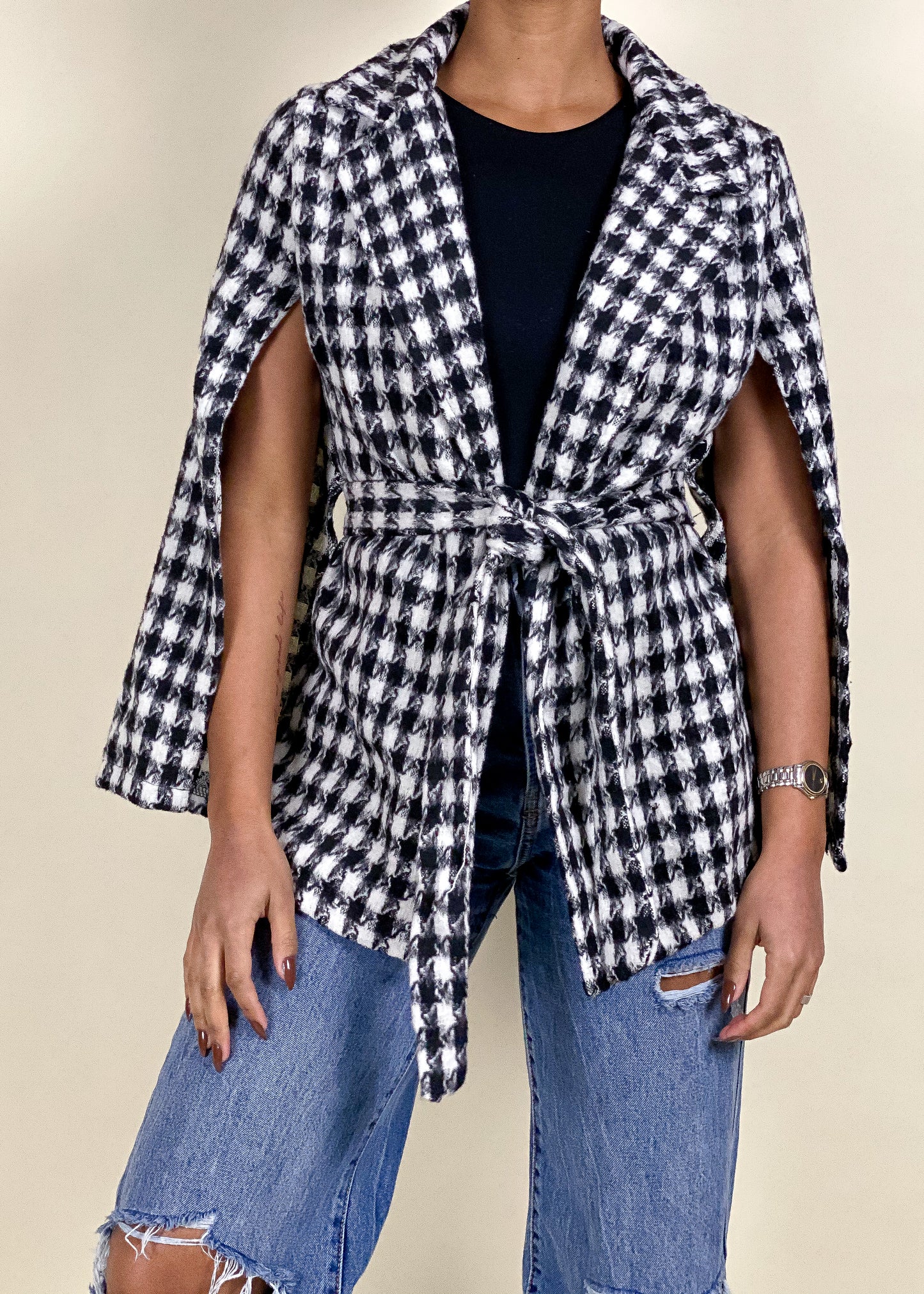 Houndstooth Cape