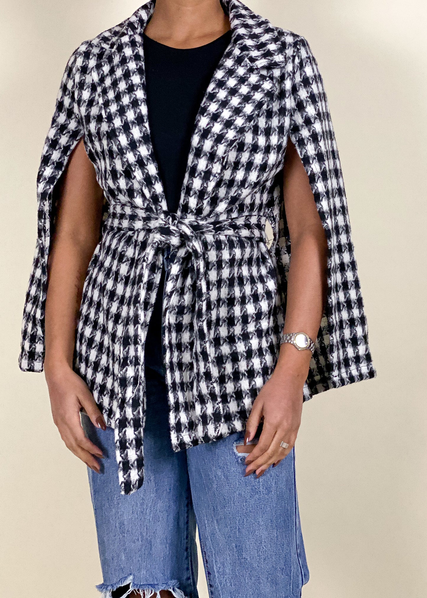 Houndstooth Cape