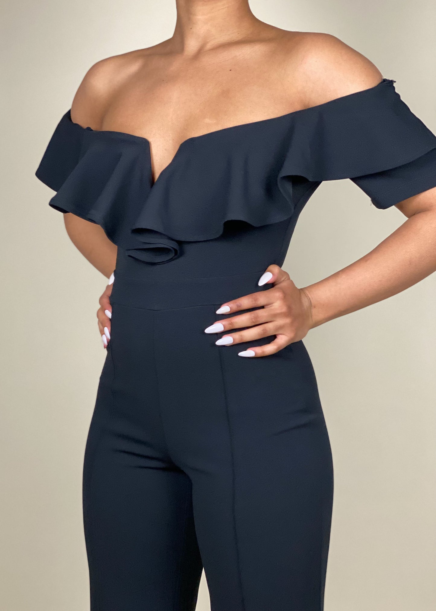 Ruffle Jumpsuit +