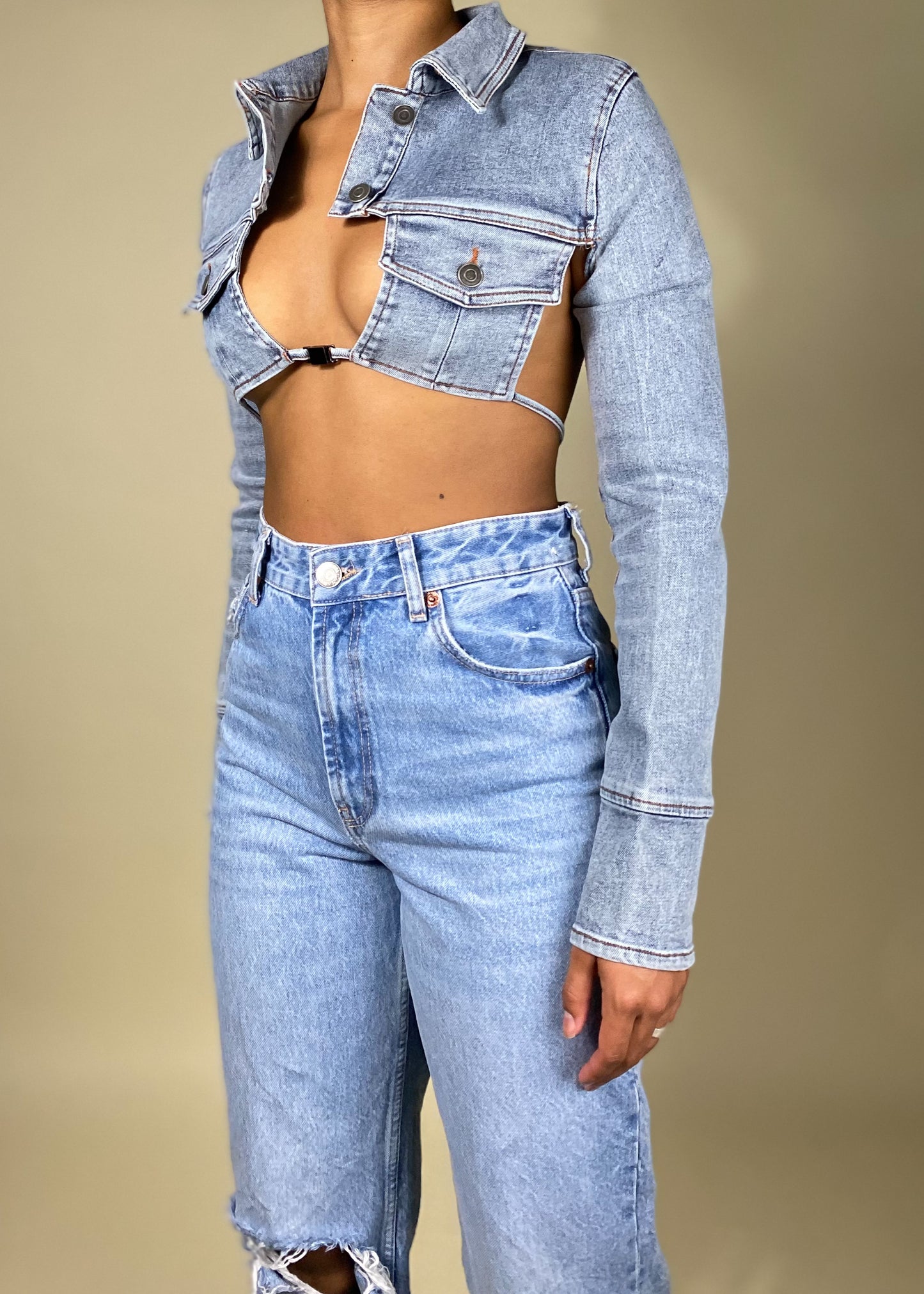 Dani Denim Crop