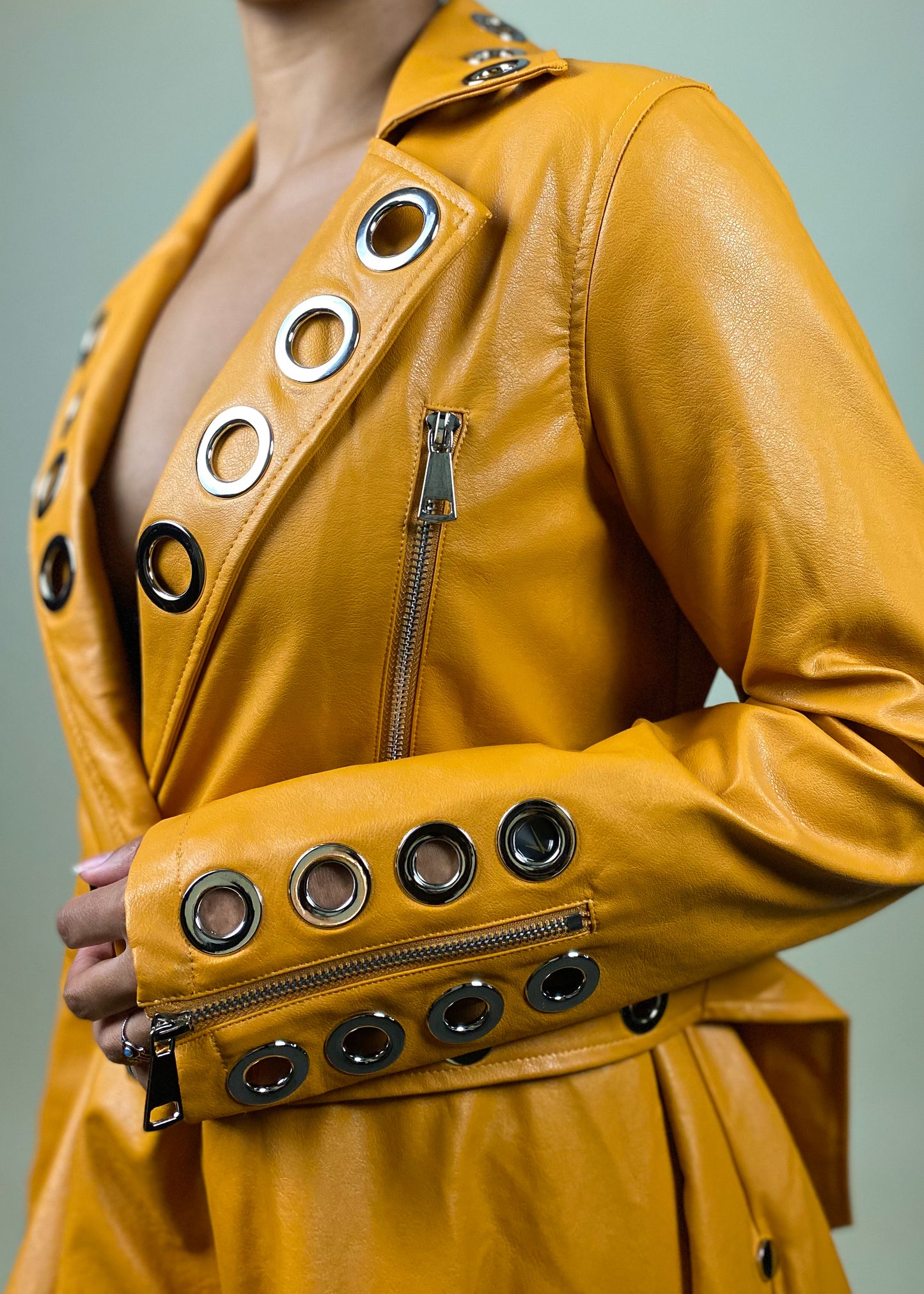 Luna Leather Coat +