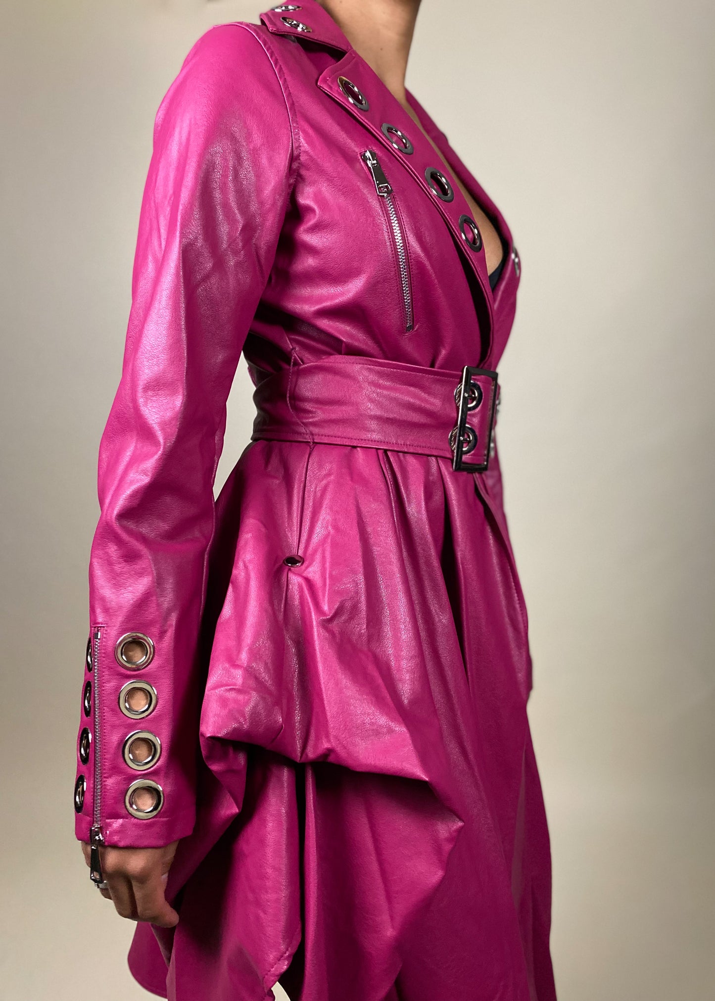 Luna Leather Coat +