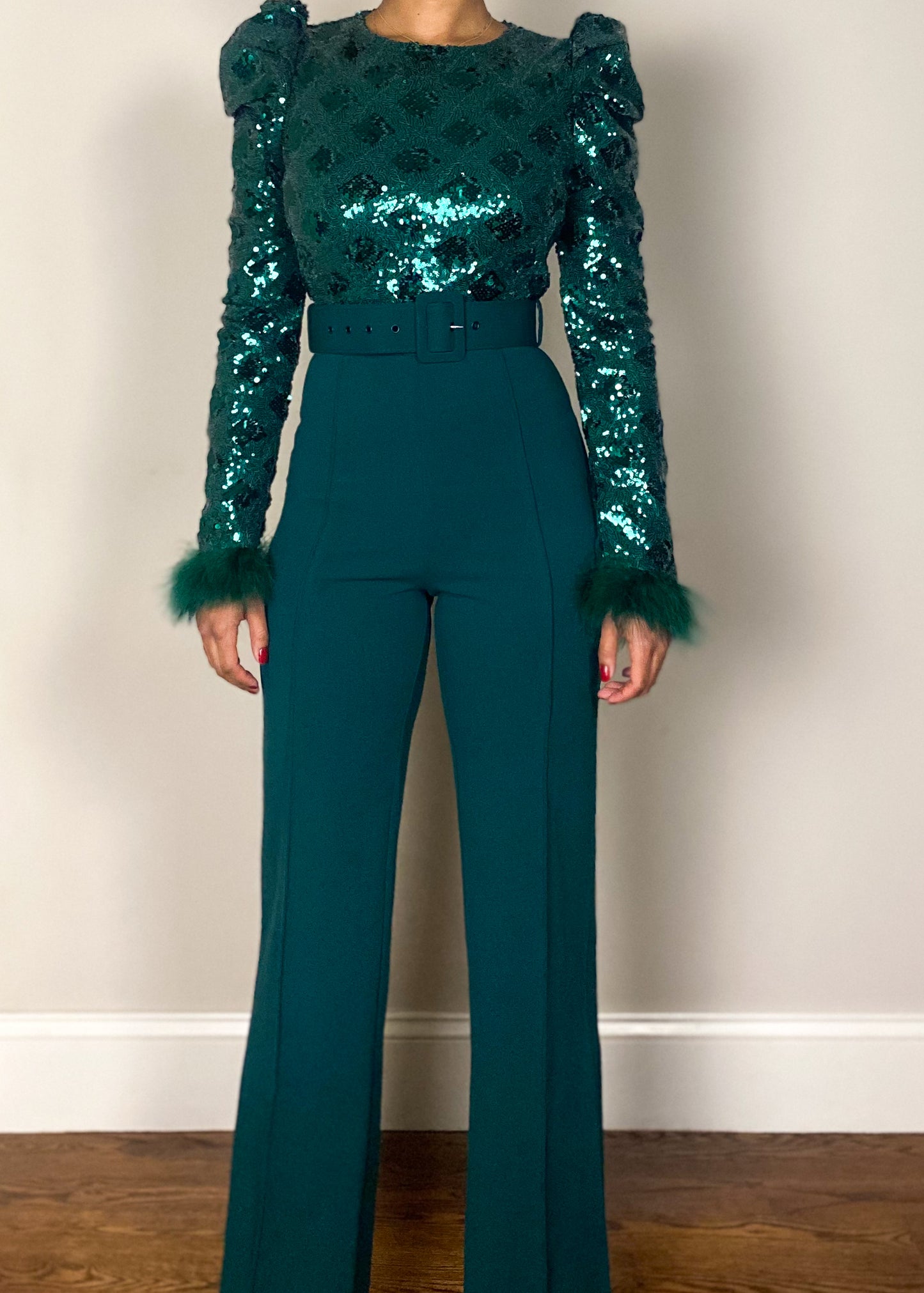 Celine Sequins Jumpsuit+