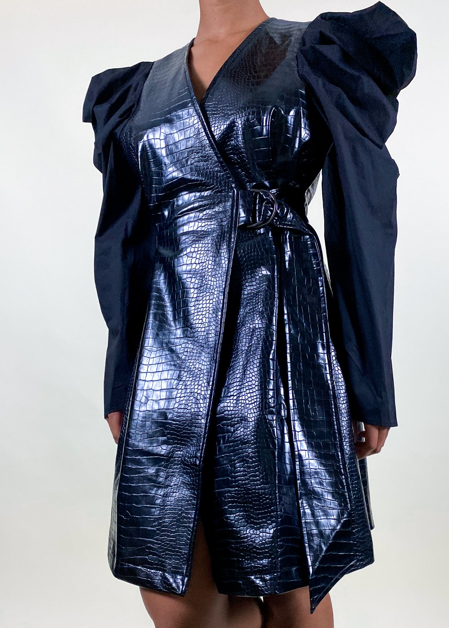 Croc Wrap Dress