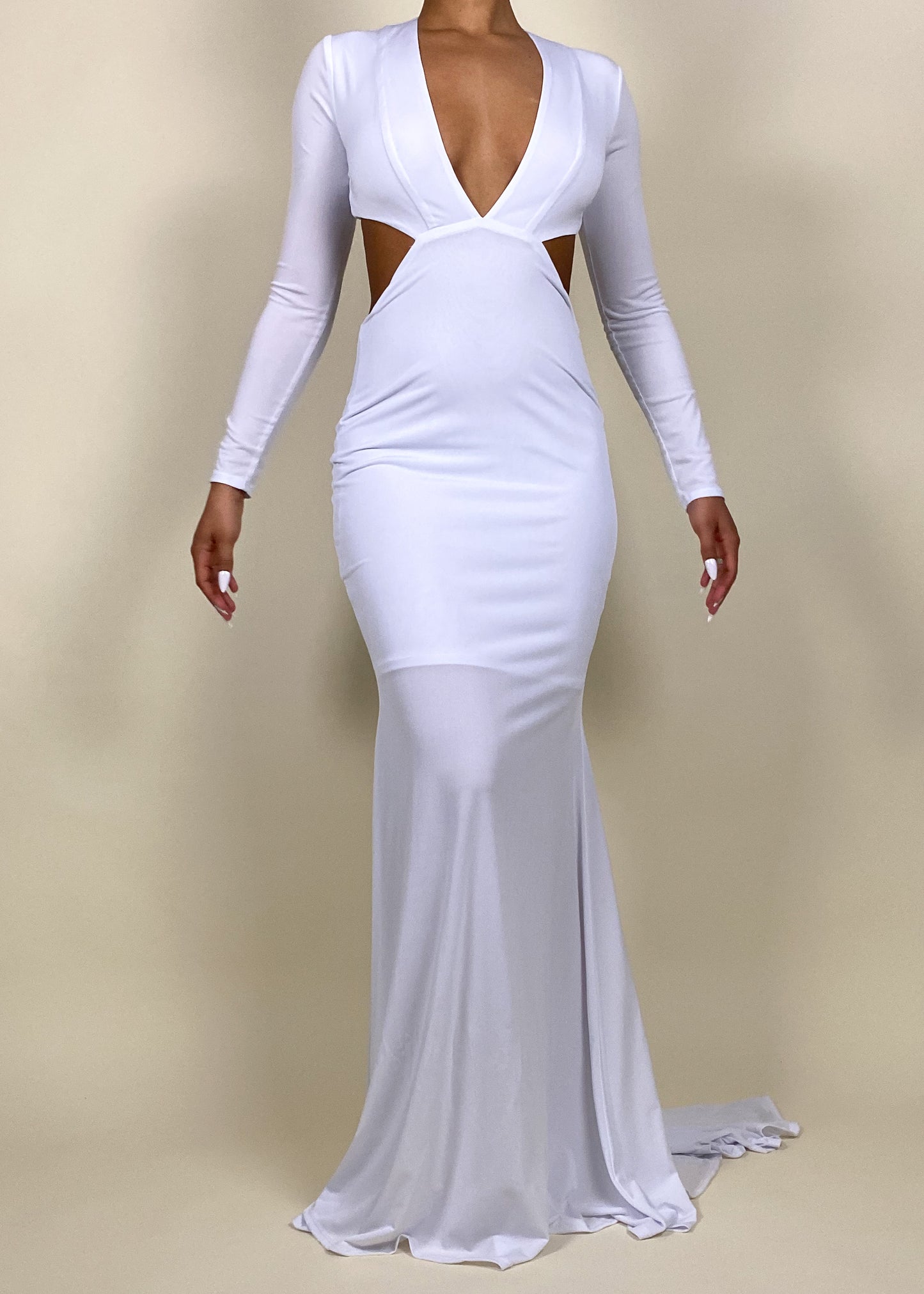 Dubai White Gown